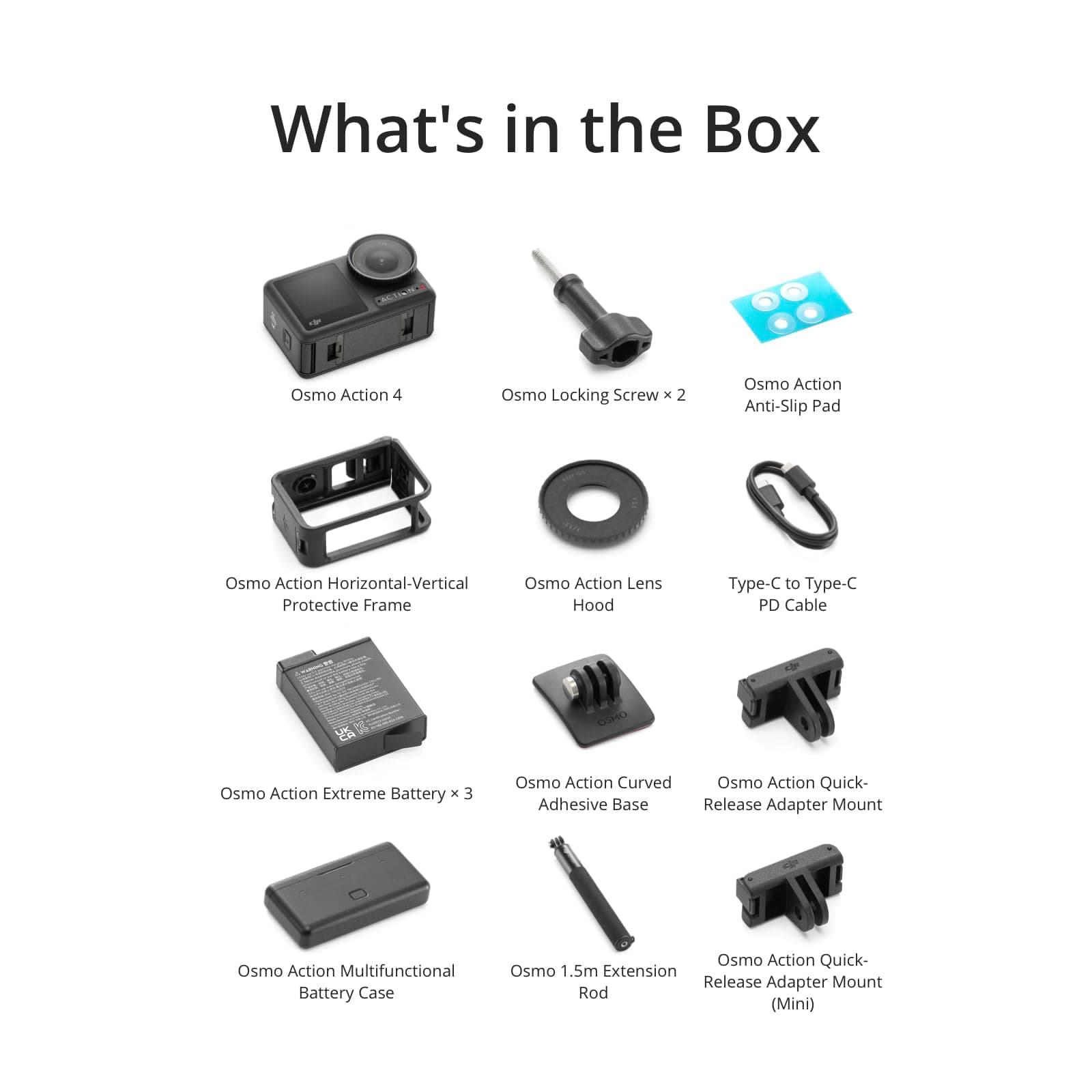 DJI Osmo Action 4 Adventure Combo, Waterproof Action Camera, 1/1.3" Sensor, view 9