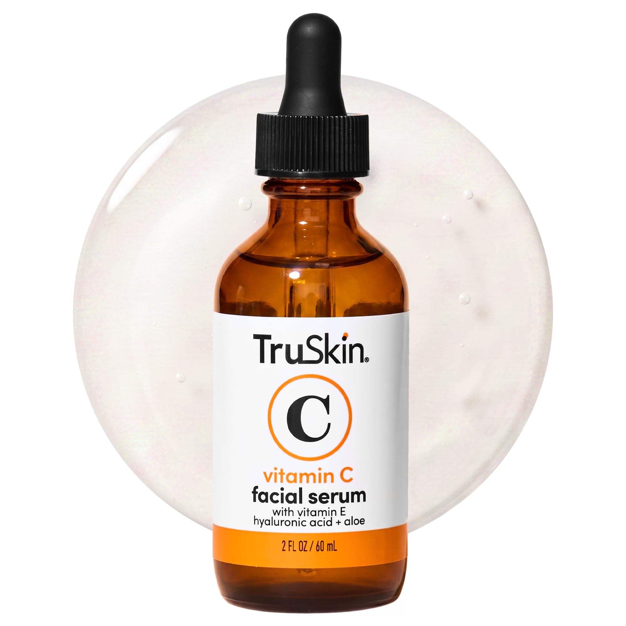 TruSkin Brightening Vitamin C Serum for Face with Hyaluronic Acid, 2 fl oz