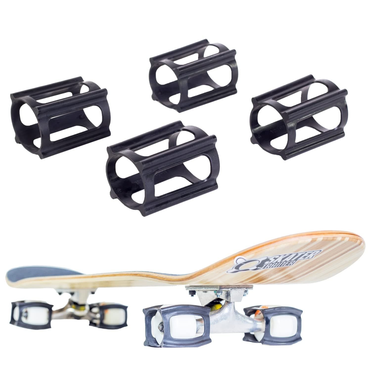 Skater Trainers get Skateboard Tricks - Coolest Stocking Stuffers for Teens Boys Gift Ideas Ages 14 and up 12-14-16 11 10 2024 Gamer Cool Wheels Tech Deck Tool Ramp Boy Teenage (4 Blk), view 7