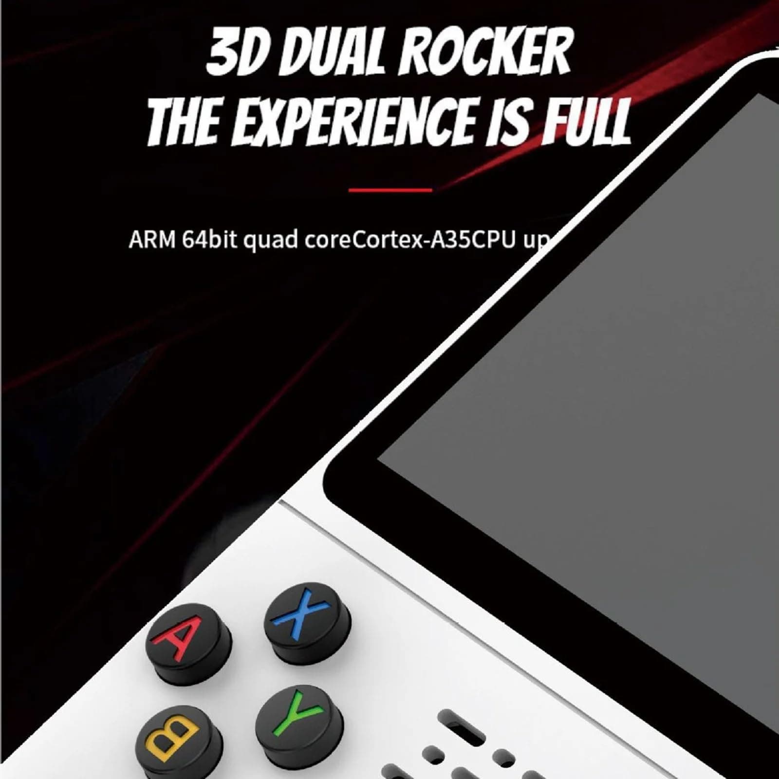Handheld Retro Game Console with 21,000+ Games, 3.5" IPS Screen, and Dual TF Card 128 GB System, supports 20+ emulators and features HDMI and TV output, 3500mAh battery for long-lasting fun. (Purple), view 3