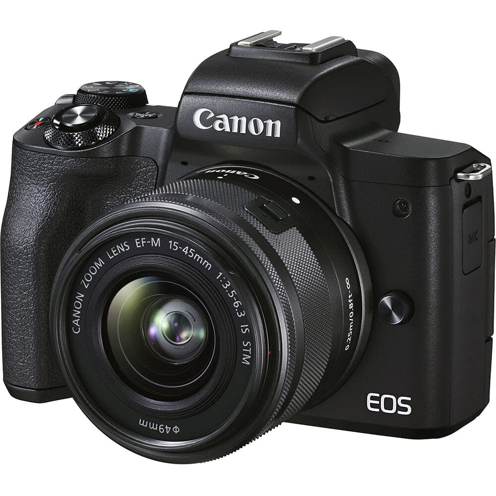 Canon EOS M50 Mark II with 15-45mm Lens & Tripod (Black) (4728C014) Bundle, view 5