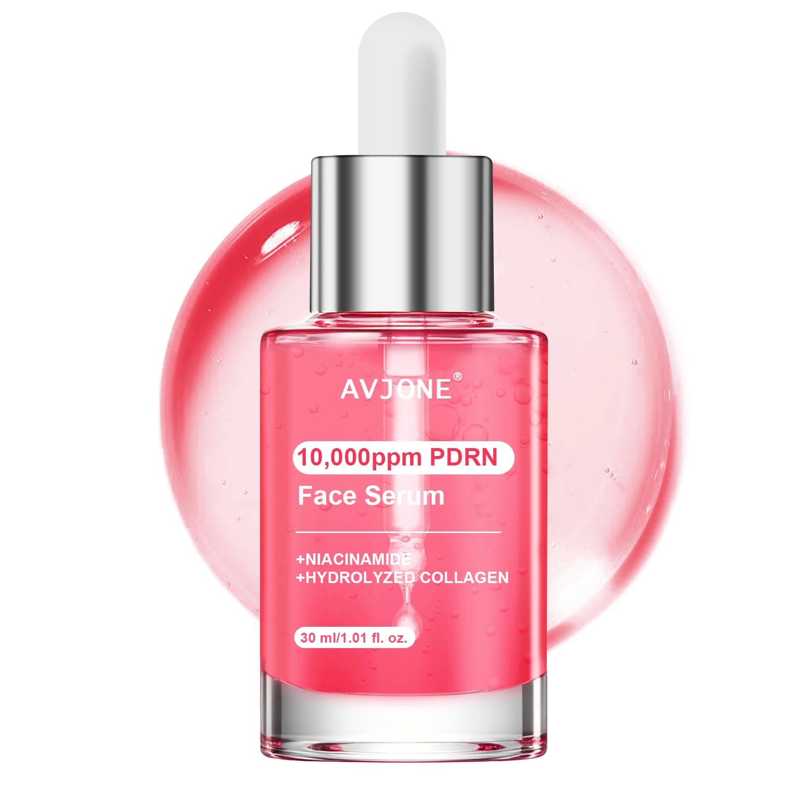 AVJONE PDRN Serum for Face – with 10% Niacinamide & Collagen, Advanced Salmon PDRN Serum for Uneven Skin, Hydration & Elasticity, Glass Skin, Fragrance Free 30ml,1.01 Fl Oz, TickClip Clip verdict