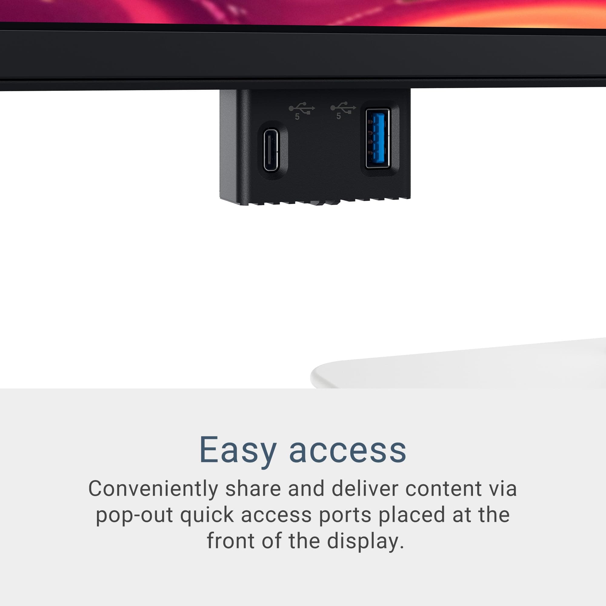 Dell 27 Monitor S2725QC, 4K UHD IPS, 120Hz, 99% sRGB, 4ms, FreeSync Premium, view 7