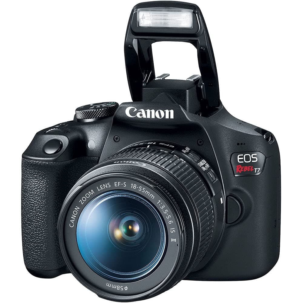 Canon EOS Rebel T7 DSLR Camera with 18-55mm Lens Bundle, view 2