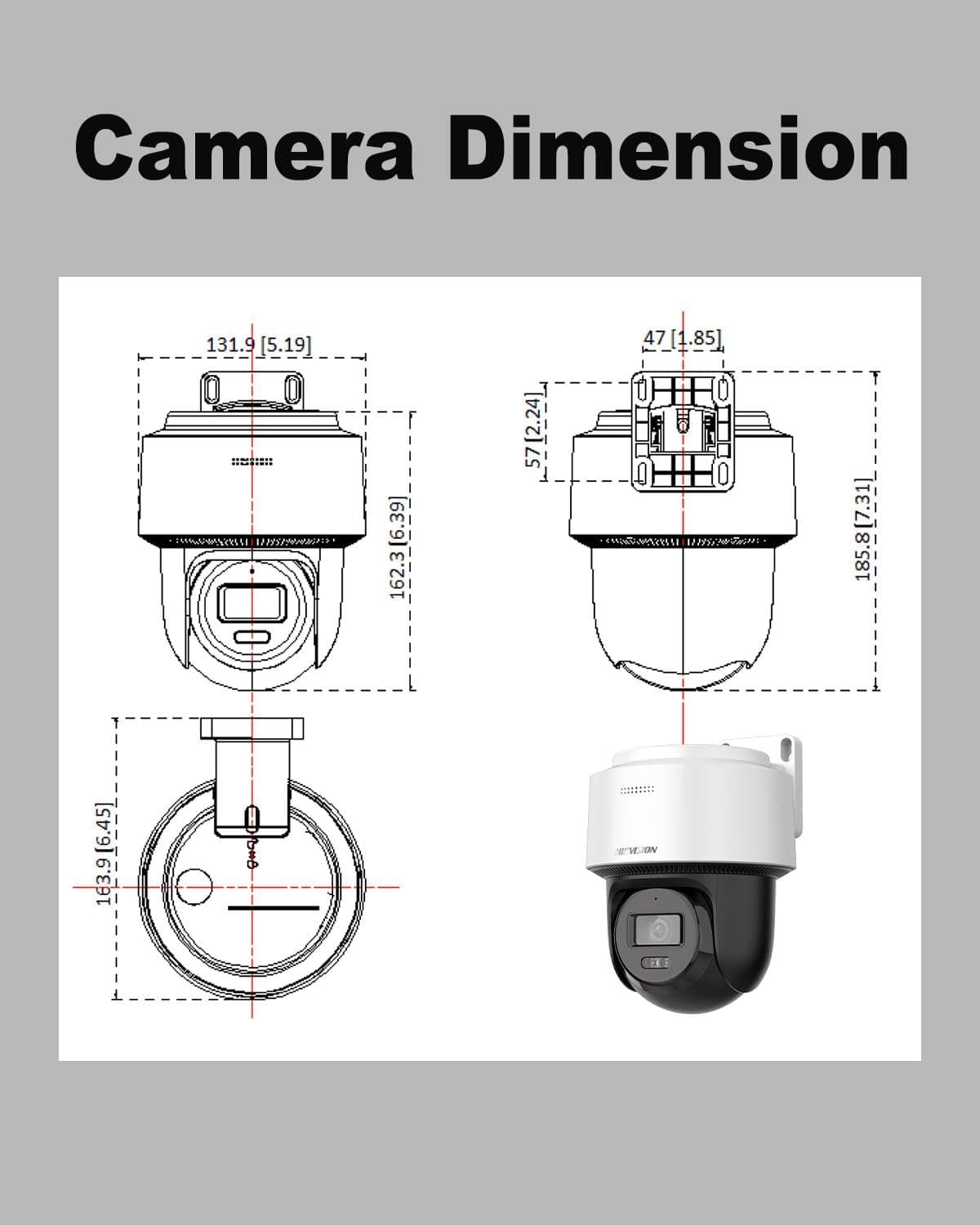 DS-2DE2C400MWG-E HIKVIS0N_4MP Wired PT PoE IP Camera with 345° pan and 80° tilt, Auto-Tracking Lite, Smart Hybrid Light, IP66, 2-Way-Audio,2.8mm Lens, 512 GB Card Slot, International English Version, view 7