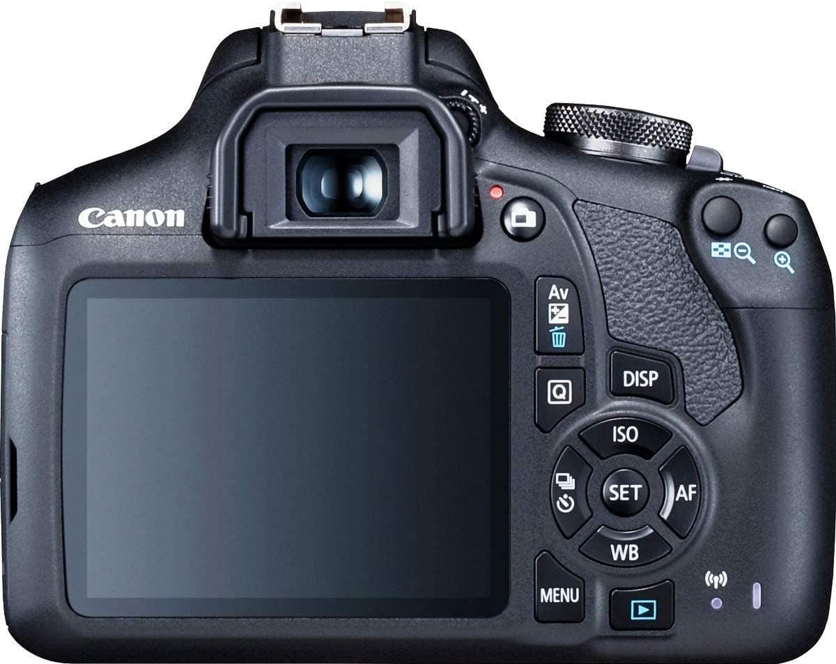 Canon EOS 2000D / Rebel T7 DSLR Camera w/EF-S 18-55mm f/3.5-5.6 Lens 3 Lens Kit: 128GB Memory + Wide Angle + Telephoto + Flash (Renewed), view 2