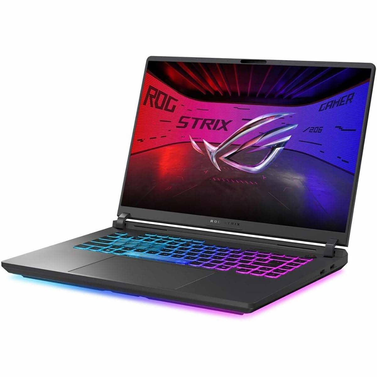 ASUS ROG Strix G16 (2025) Gaming Laptop, 16” ROG Nebula Display 16:10 2.5K 240Hz/3ms, NVIDIA® GeForce RTX™ 5060 Laptop GPU, Intel® Core™ Ultra 9 Processor 275HX, 32GB DDR5, 1TB PCIe SSD, Wi-Fi 7, view 3