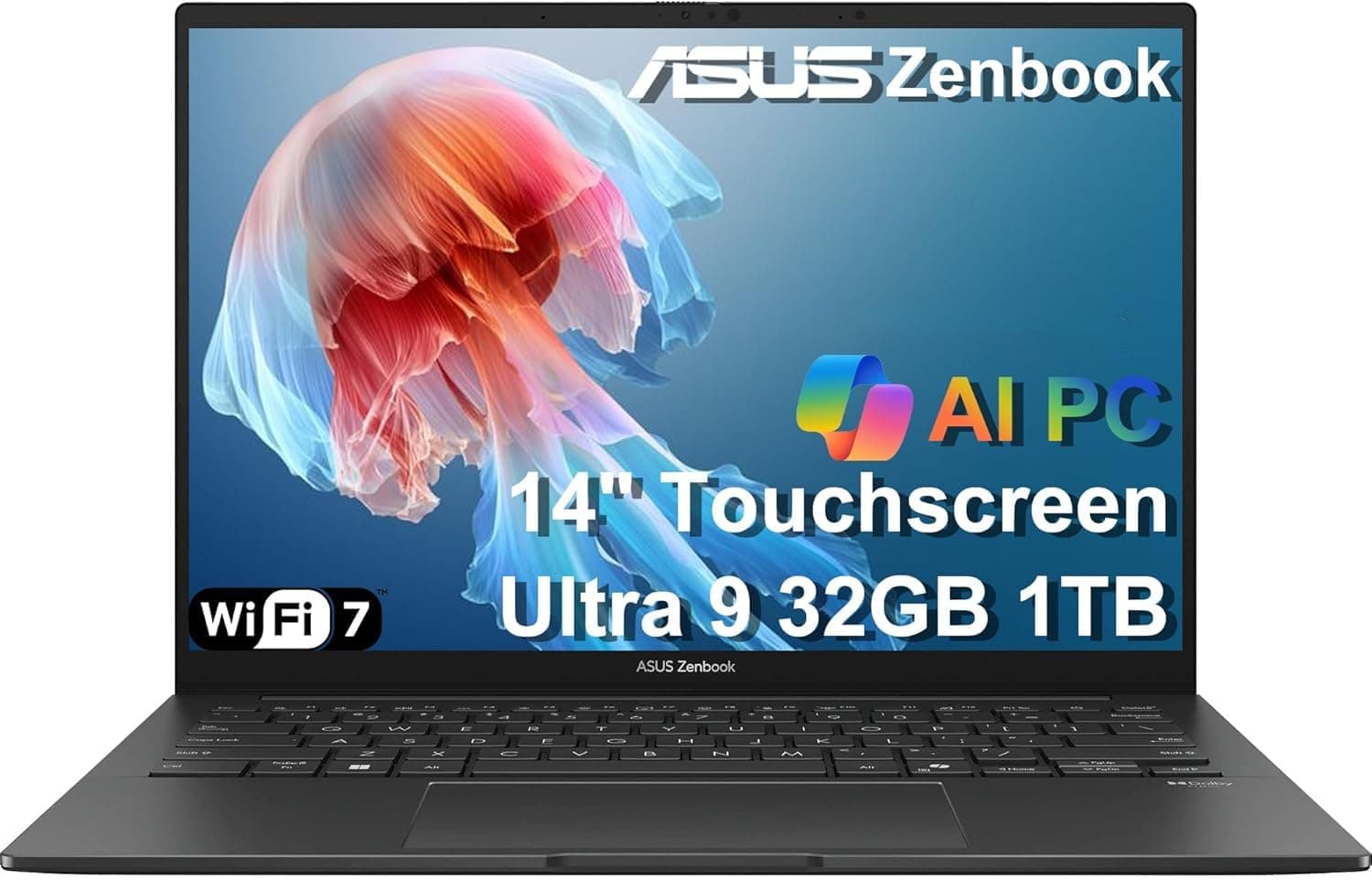 ASUS Vivobook 16 Flip, 16" 2-in-1 Laptop, Ultra 7 258V, 32GB DDR5, 1TB SSD