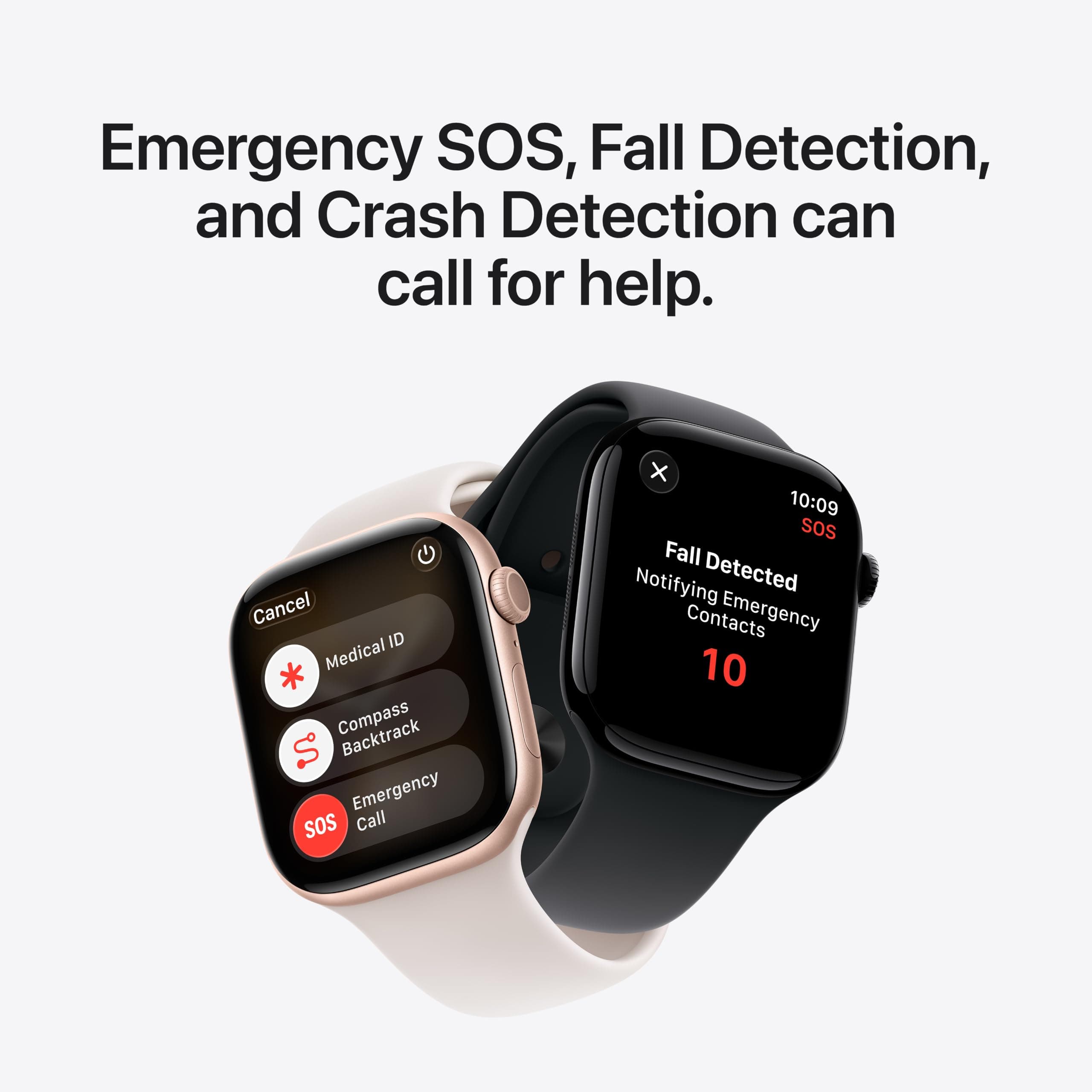 Apple Watch Series 11 [GPS 42mm] Smartwatch with Space Gray Aluminum Case with Black Sport Band - S/M. Sleep Score, Fitness Tracker, Health Monitoring, Always-On Display, Water Resistant, view 8