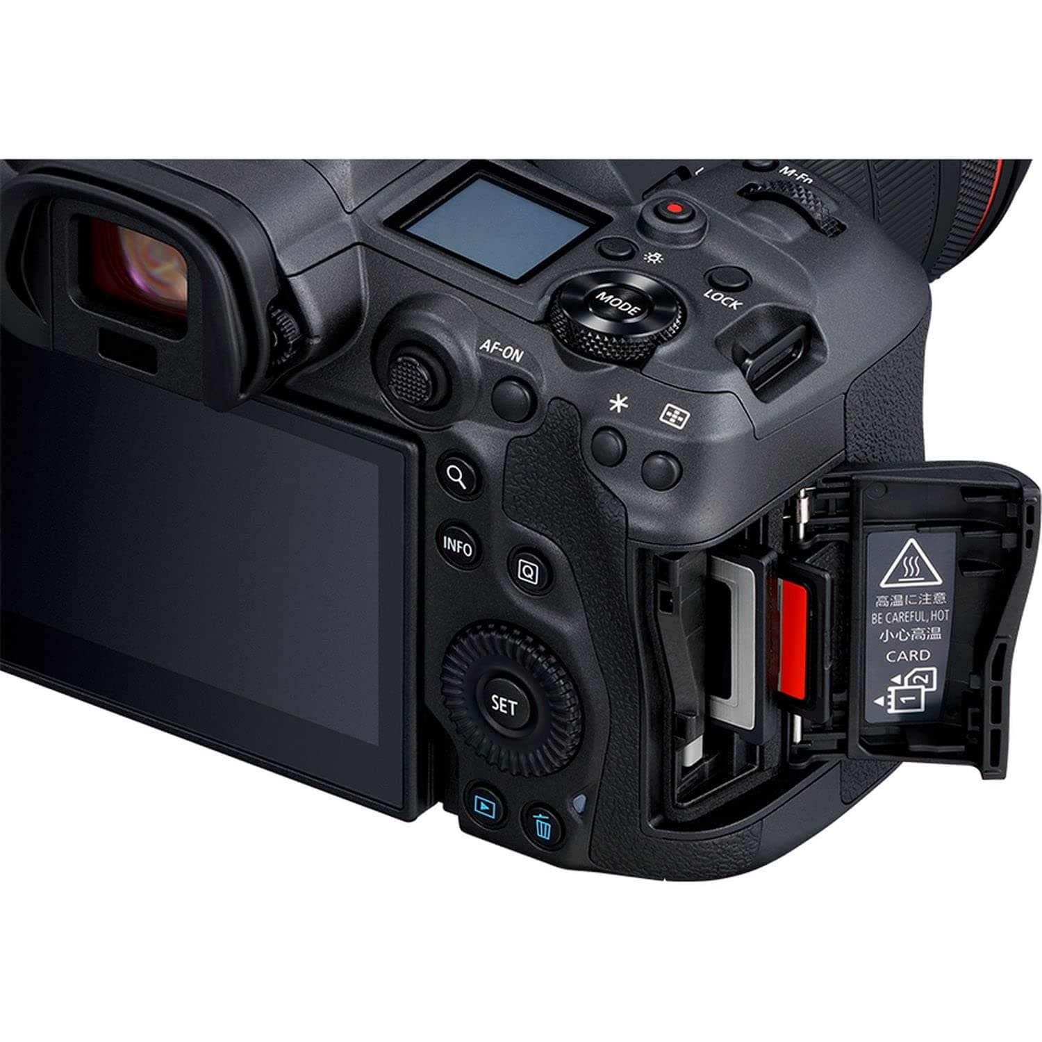 Canon EOS R5 Mirrorless Camera (Body Only), Full-Frame Hybrid Camera, 8K Video, 45 Megapixel CMOS Sensor, DIGIC X Image Processor, Up to 12 FPS, RF Mount, Black, view 3