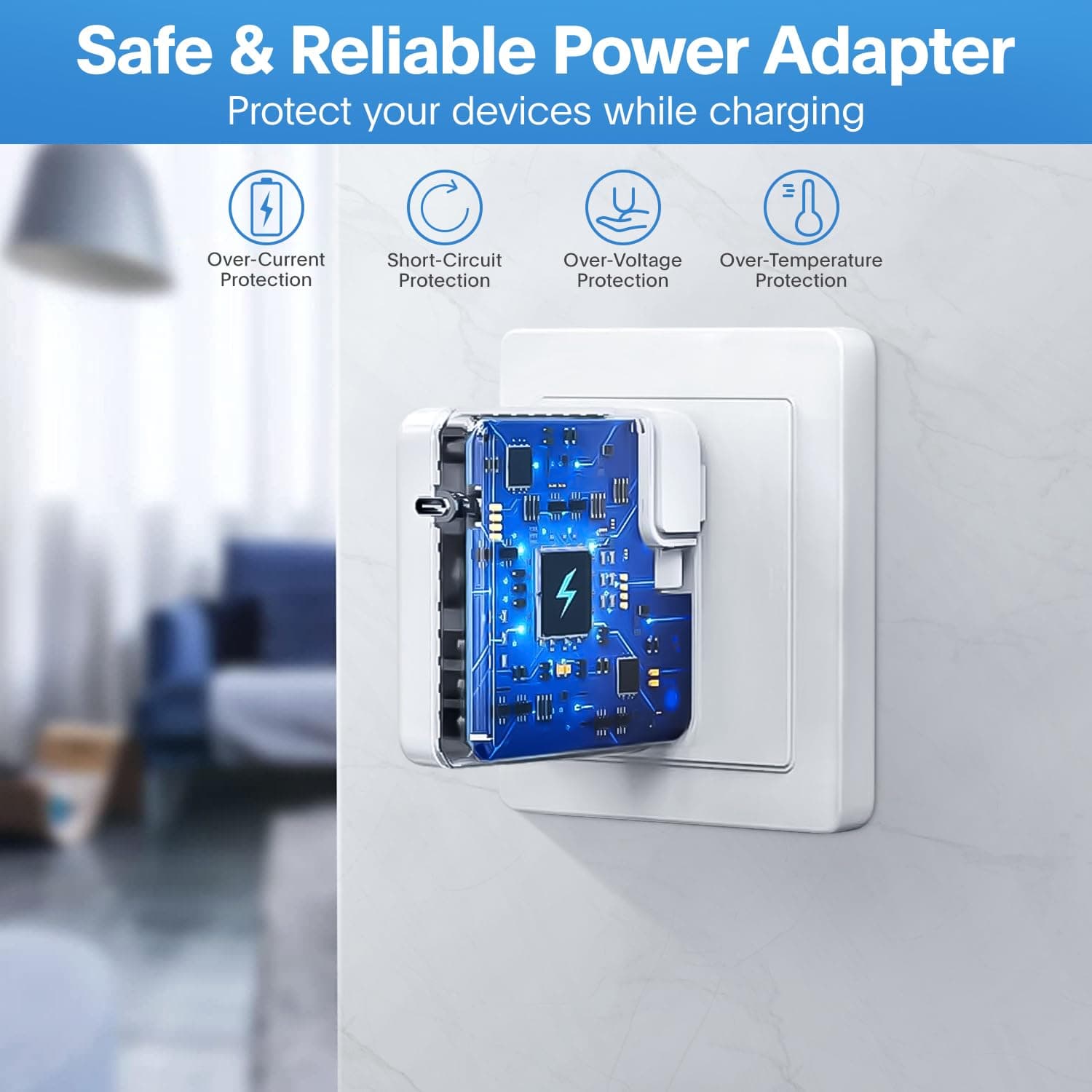 Mac Book Pro Charger - 118W USB C Charger Fast Charger Compatible with MacBook Pro/Air, M1 M2 M3 M4 M5, ipad Pro, Samsung Galaxy and More, Include Charge Cable, view 4