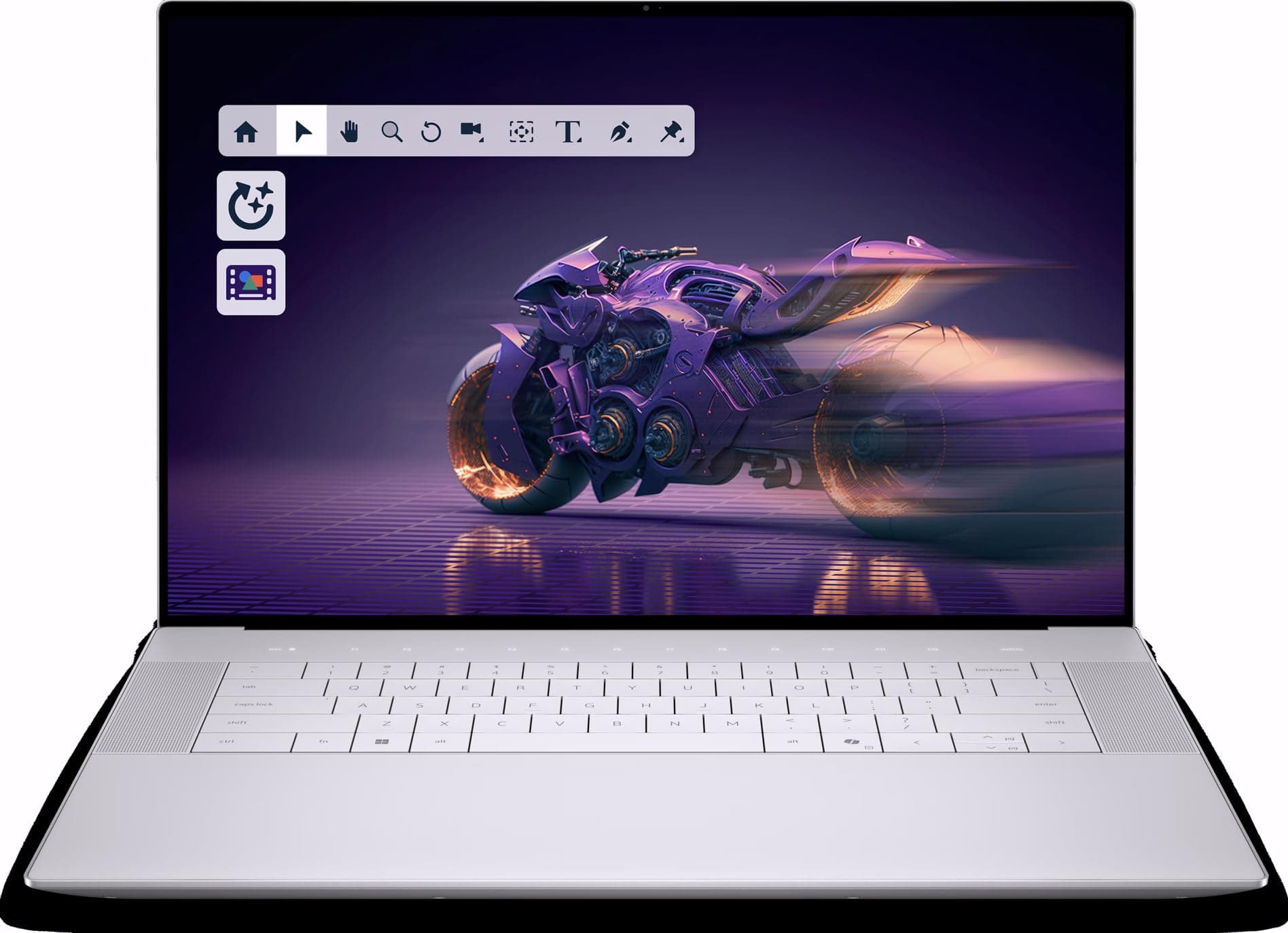 2025 New Dell XPS 16 (Premium 16) Flagship model | AI Laptop 16.3" OLED UHD+ (3840x2400) | Touch Screen | Intel Ultra 9 285H | NVIDIA Geforce RTX 5060 Graphics | Win 11 Pro | (32GB RAM 1TB SSD), view 2