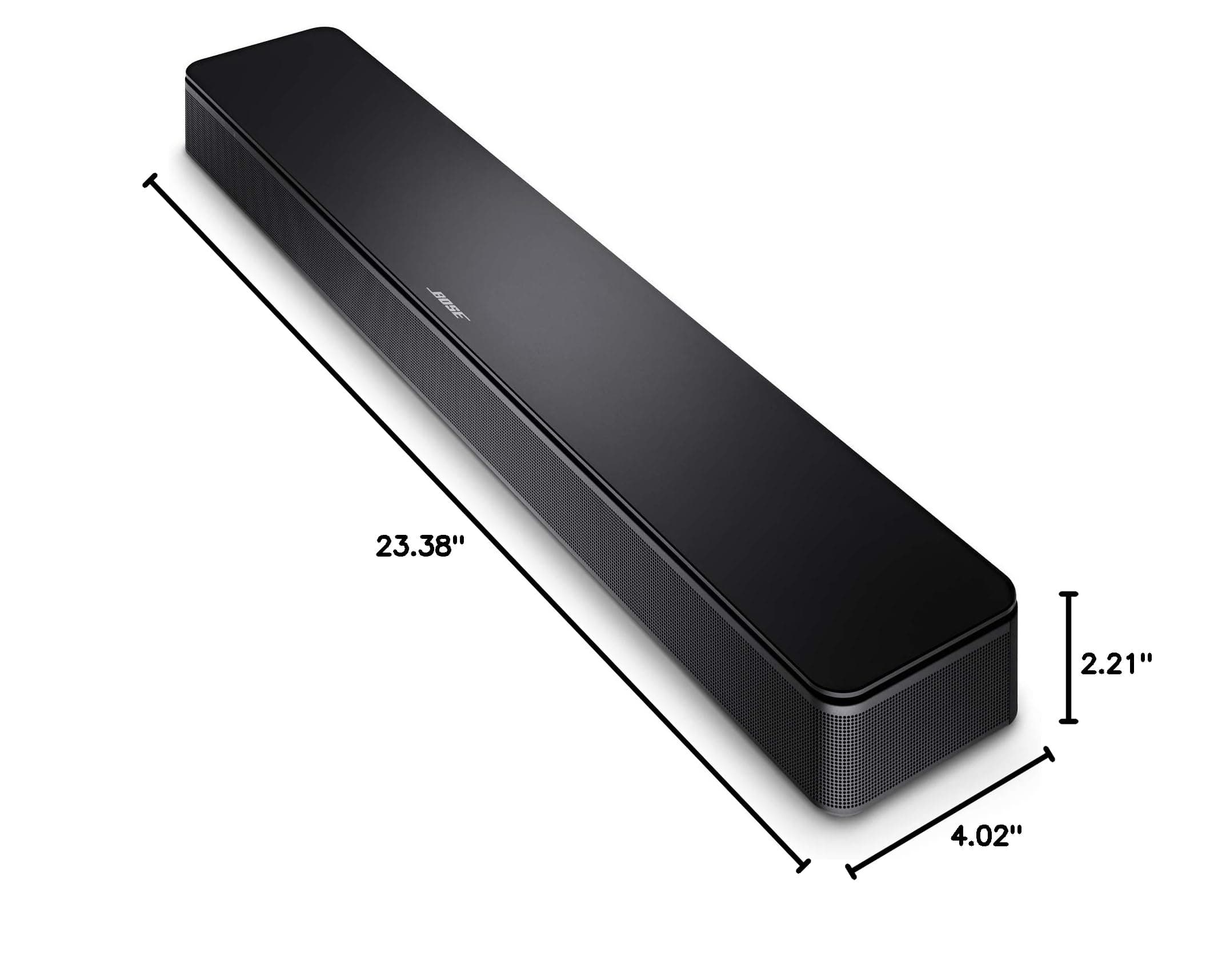 Bose TV Speaker - Soundbar for TV with Bluetooth and HDMI-ARC Connectivity, All-in-One Compact Soundbar, Includes Remote Control, Black, view 3