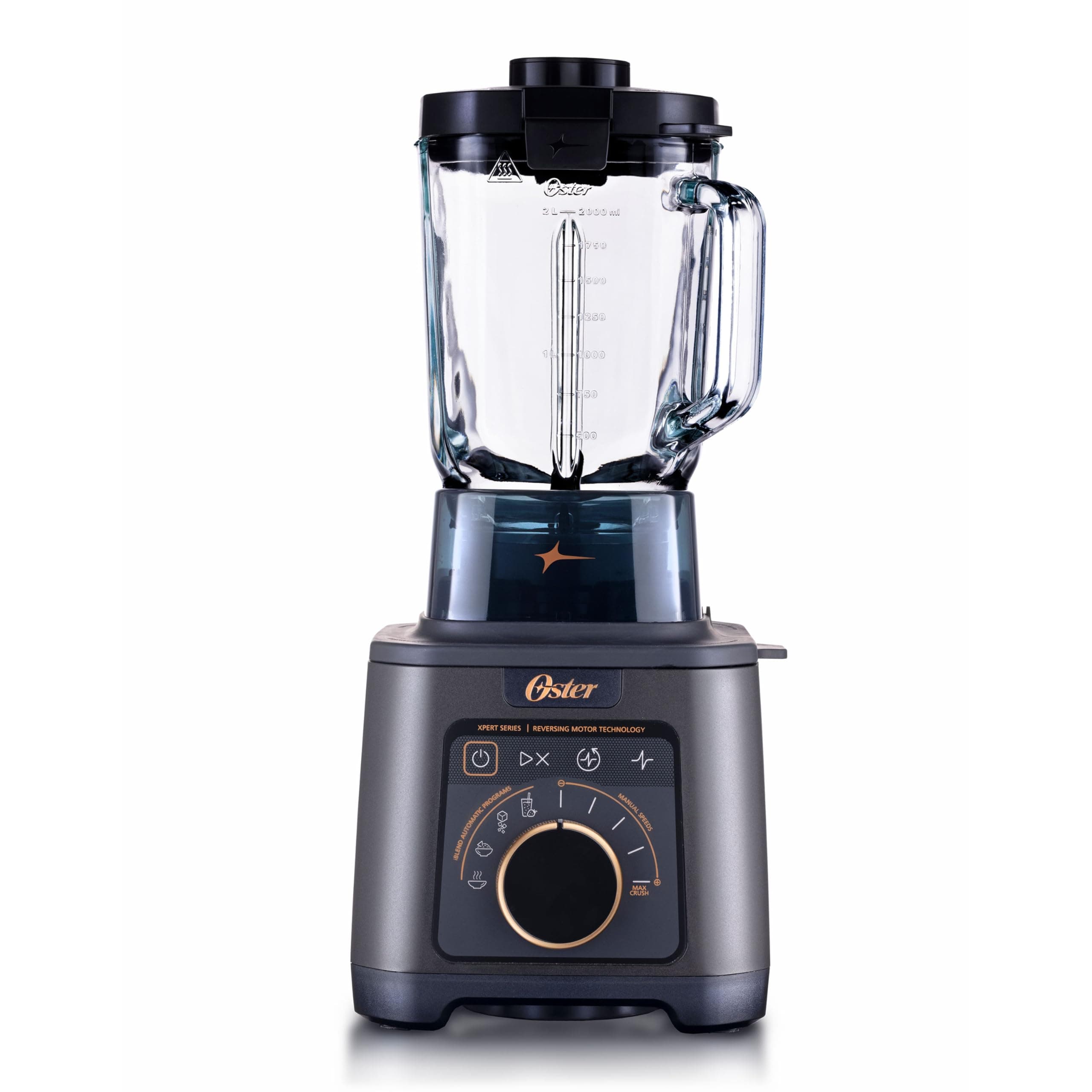 Titan Performance Blender for Smoothies, Salsa, and Soups, 84oz Glass Jar, 4 iBlend Preset Functions, 5 Manual Speeds, 2200-Watts, Reversible Motor Technology, Self-Cleaning Appliance, view 2