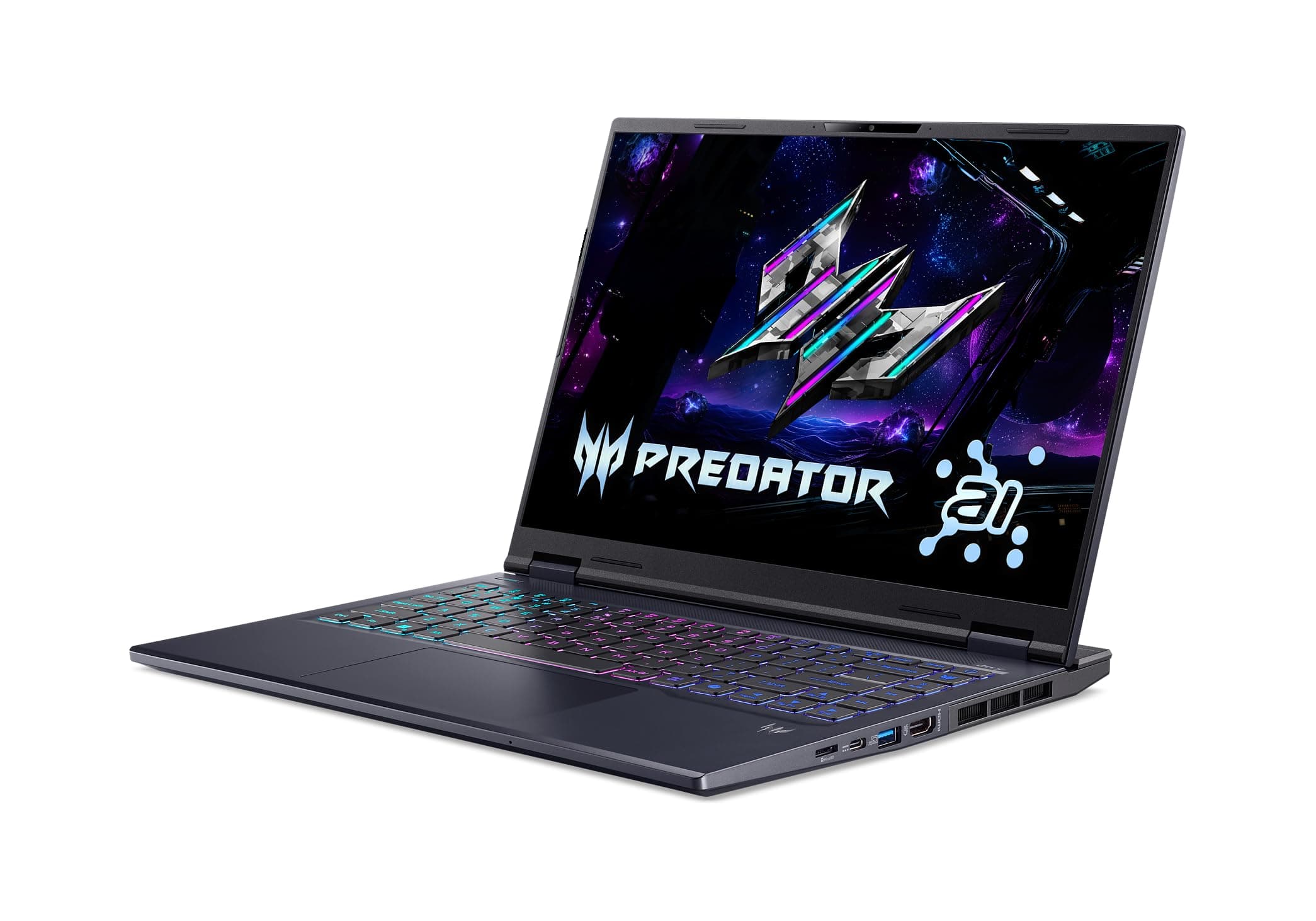 Acer Predator Helios Neo 14 AI Gaming Laptop | Intel Core Ultra 7 Processor 255H | NVIDIA GeForce RTX 5060 (572 AI Tops) | 14.5" WQXGA 165Hz G-SYNC Matte Display | 16GB RAM | 1TB SSD | PHN14-71-760T, view 9