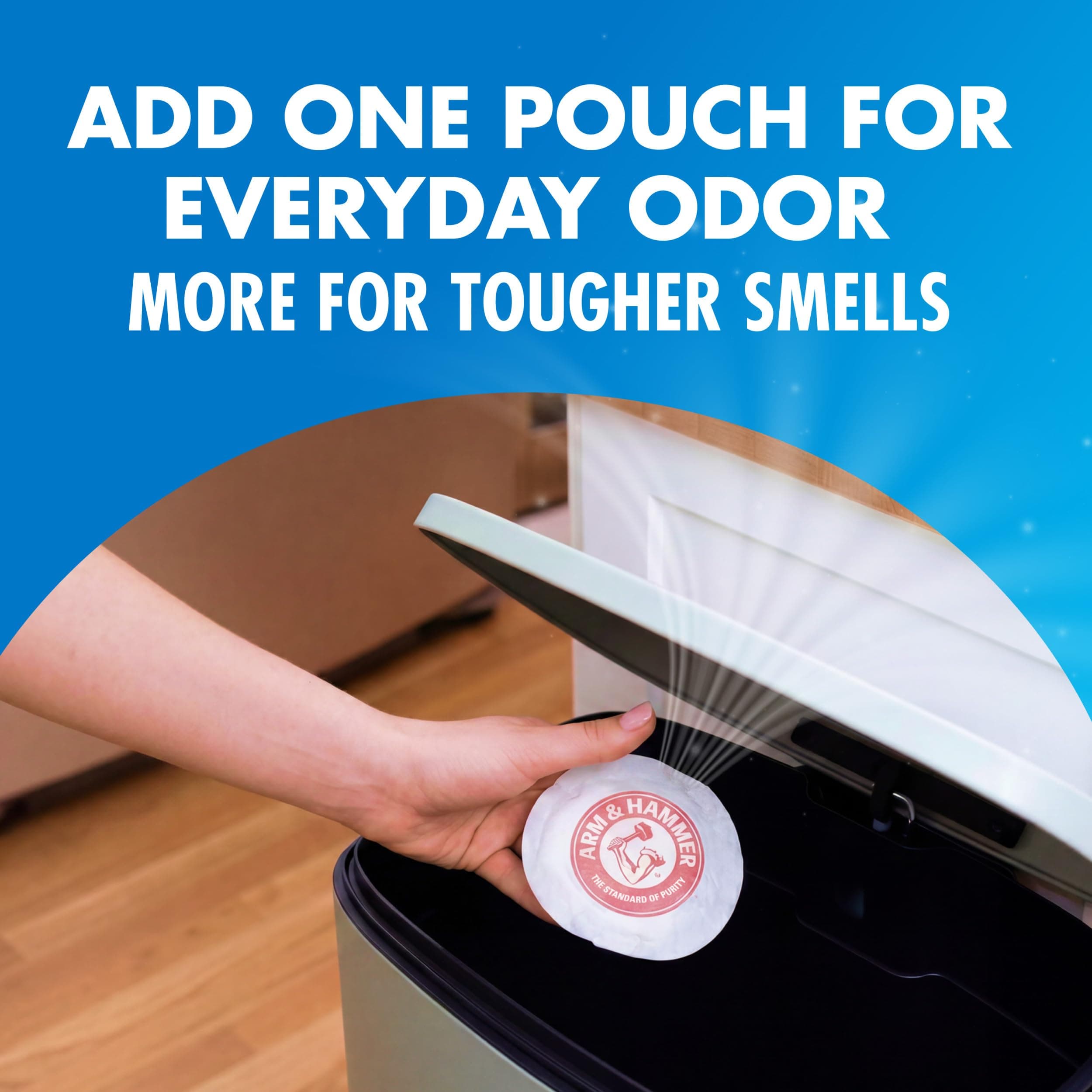 ARM & HAMMER Fresh Effects Odor Neutralizing Baking Soda Pouches, 5 Count, view 4