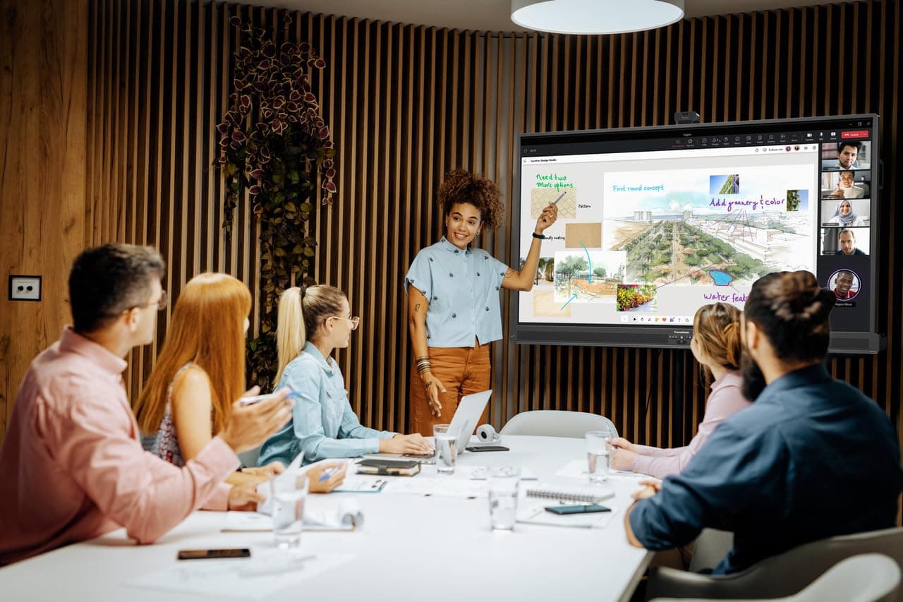 Promethean ActivPanel 10 Premium 65" High Specification Digital Whiteboard for Office or Classroom, 4K UHD, OS Flexible Device, Panel Included, 3 Year Onsite Support, view 5