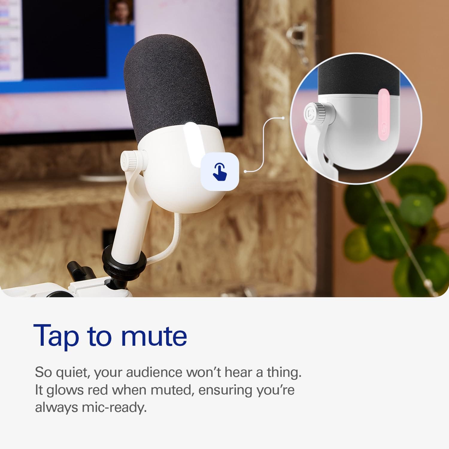 Elgato Wave Neo USB Condenser Microphone, Tap to Mute, view 6
