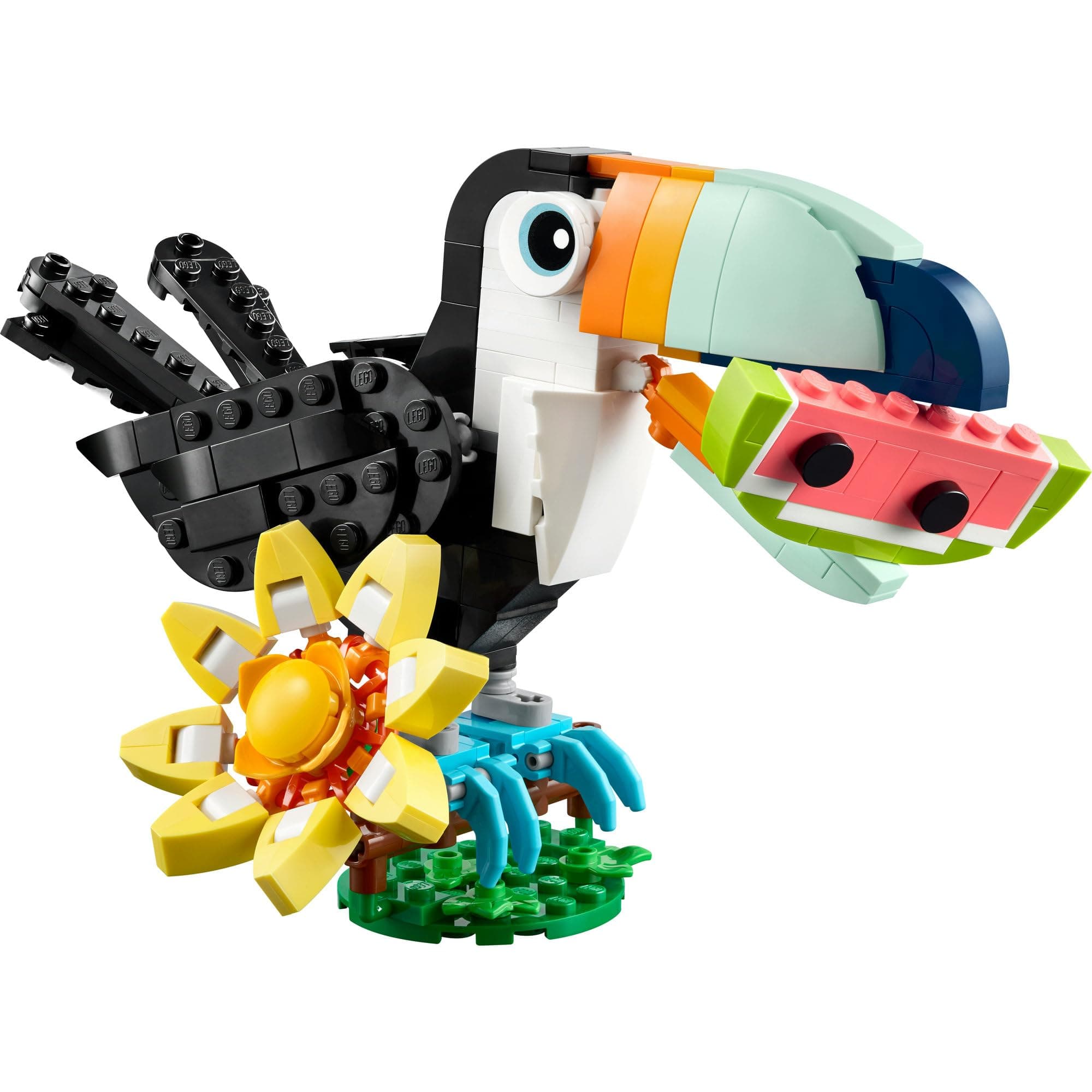 Lego Creator Wild Animals 31173 Tropical Toucan Toy Birthday Present Blocks Girls Boys Children 7 8 9 Years Old Elementary School Interior Stylish Figure Goods, view 3