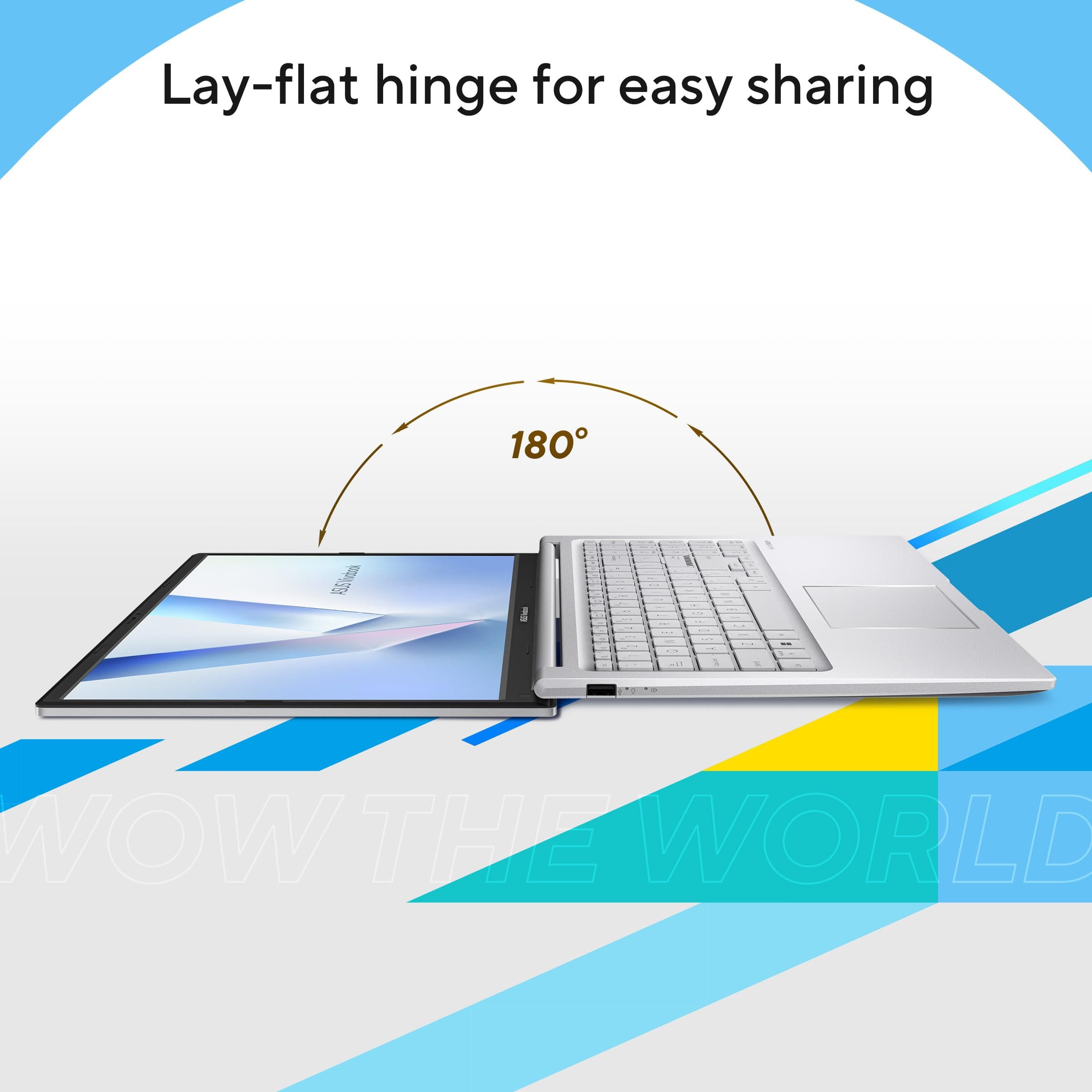 ASUS Vivobook 15 Laptop - 15.6” FHD Display- Intel® Core™ 3 100U - 8GB RAM - 256 GB SSD - Windows 11 Home - Cool Silver - F1504VA-PS34, view 6