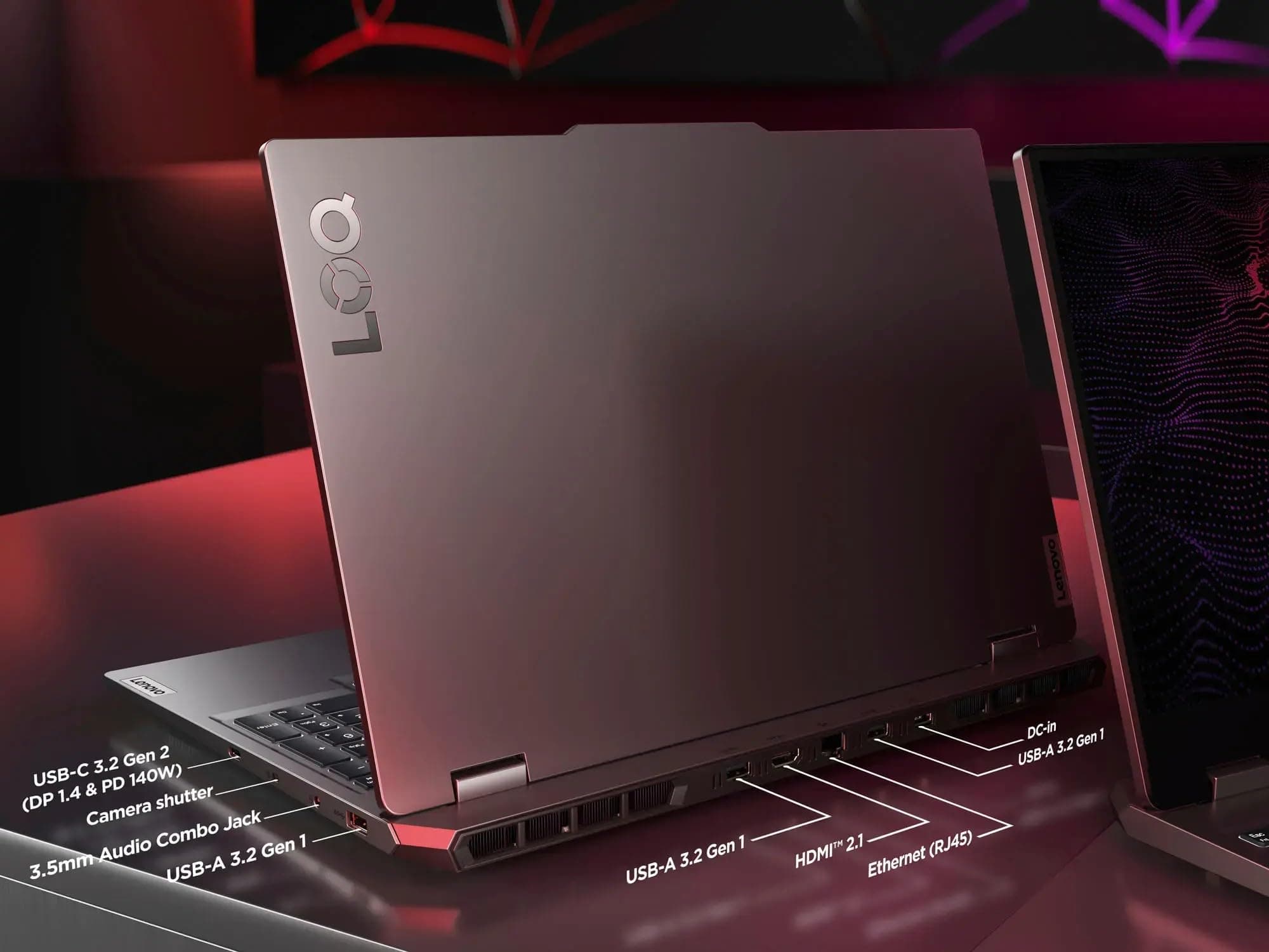 Lenovo LOQ Gaming Laptop, GeForce RTX 4050, AMD Ryzen 5 7235HS Processor, view 6