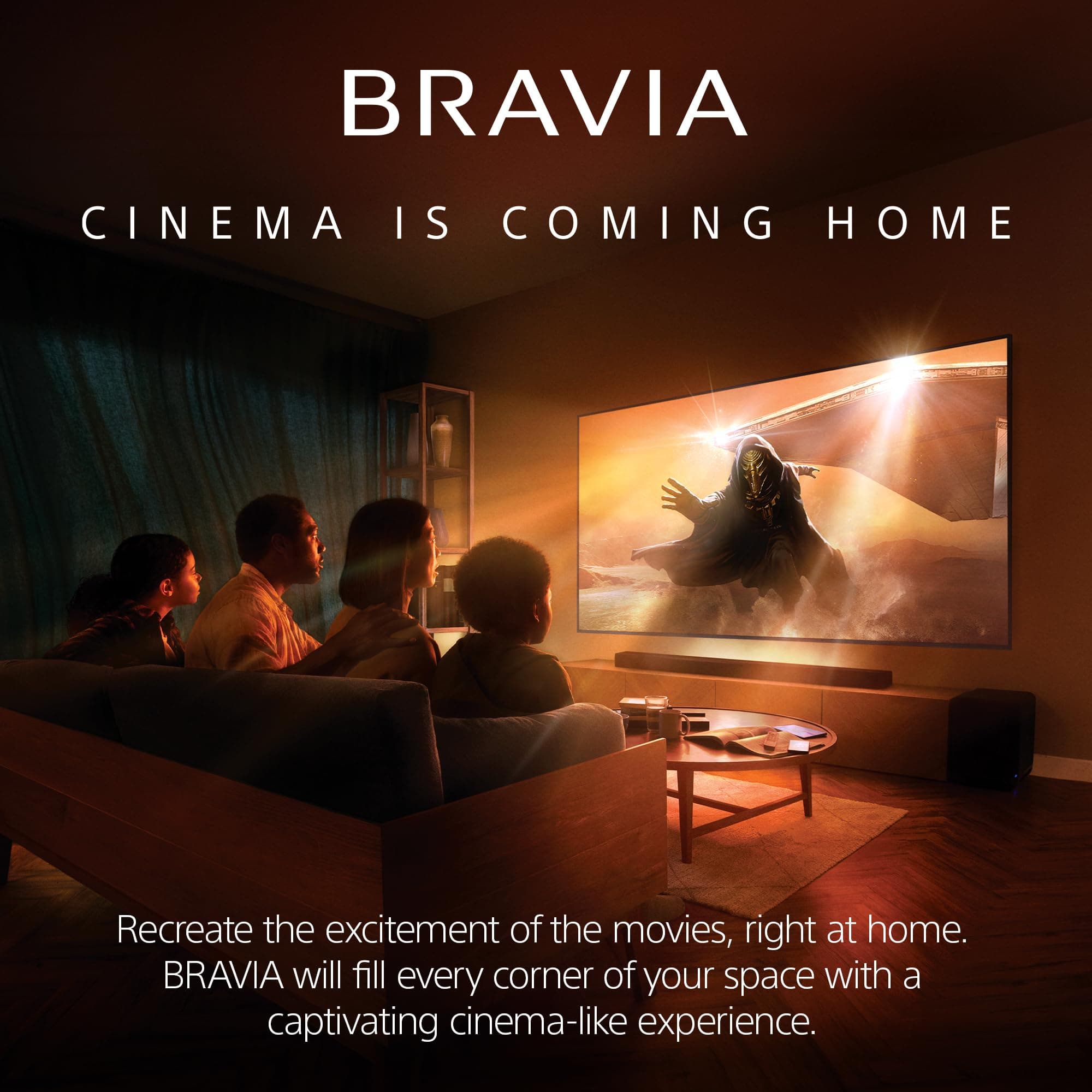 Sony 65 Inch BRAVIA 7 Mini LED QLED 4K HDR Smart Google TV (K-65XR70), view 3