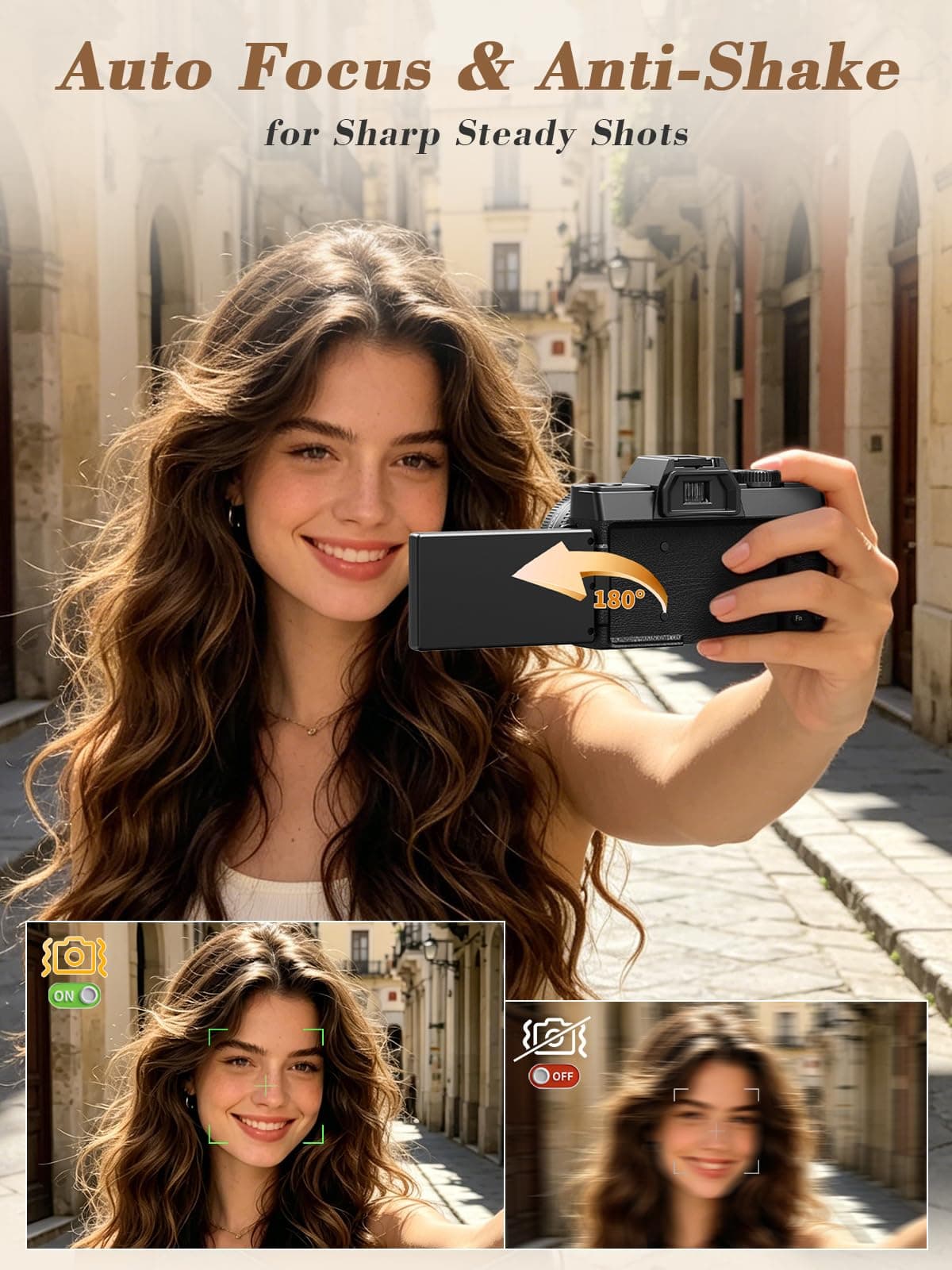 True 5K 64MP Digital Camera for Photography(Black), view 7