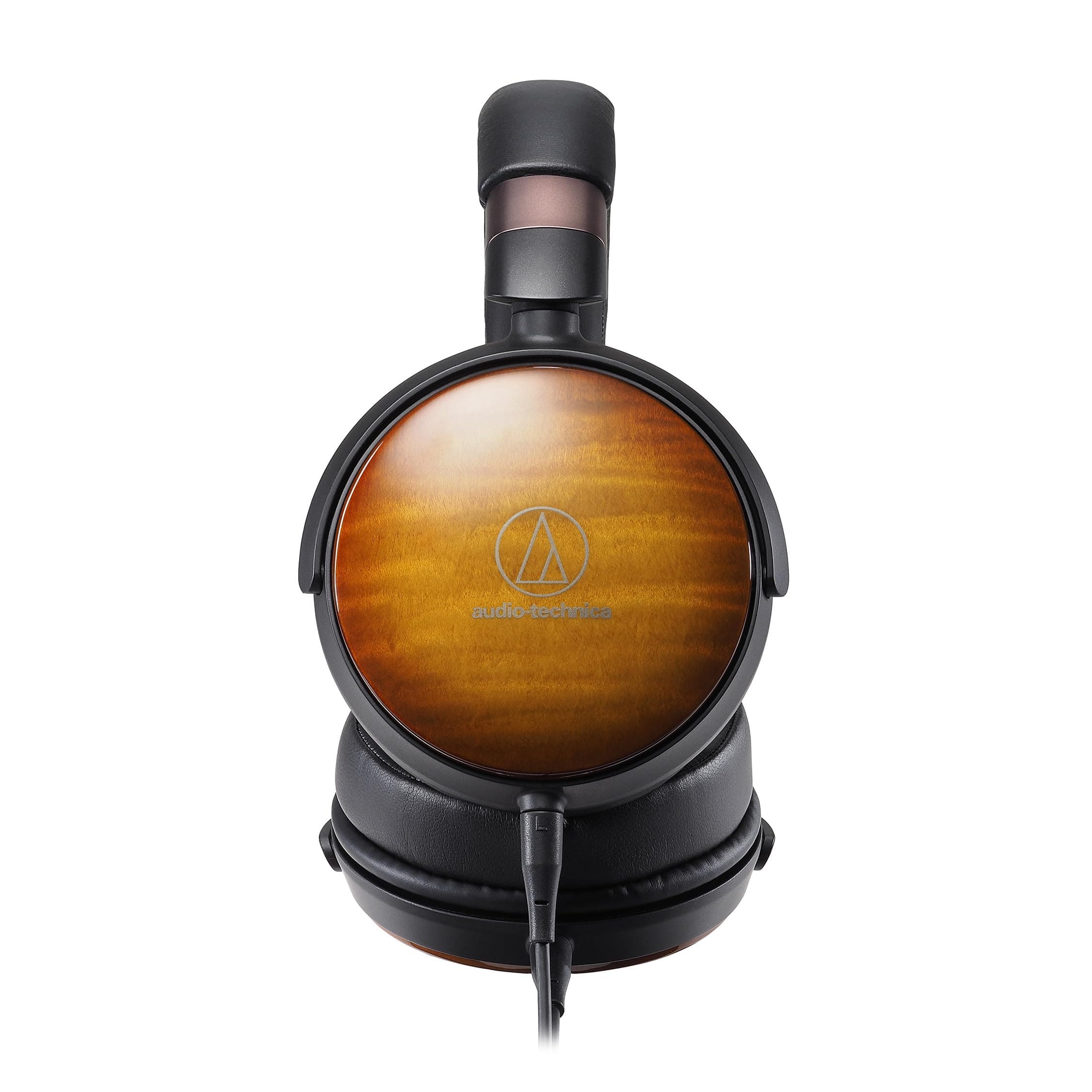 Audio-Technica ATH-WP900 Over-Ear High-Resolution Headphones, Flame Maple/Black, view 2