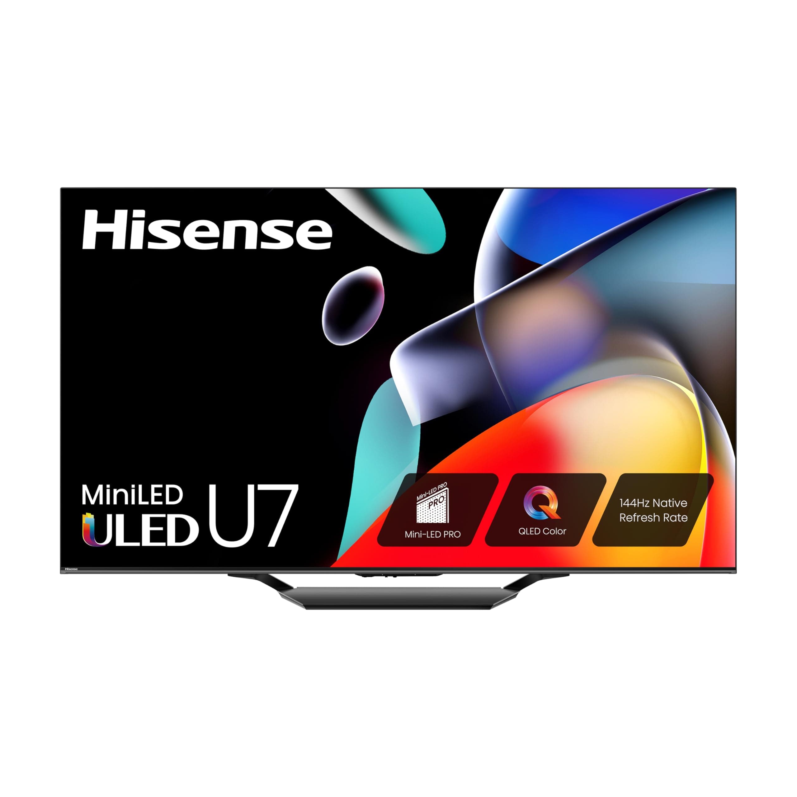 Hisense 55-Inch Class U7 Series Mini-LED ULED 4K UHD Google Smart TV (55U7N) - QLED, Dolby Vision IQ, Dolby Atmos, Full Array Local Dimming, 144Hz Game Mode Pro, VRR, Alexa Compatibility