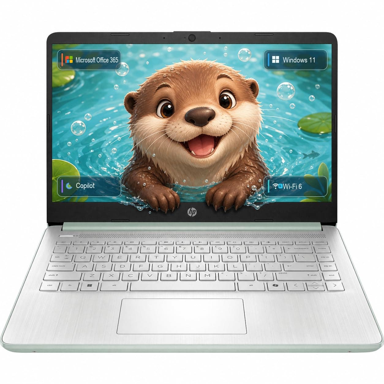 HP 14" Laptop 2026 Edition, Intel Processor, 4GB RAM, 128GB Storage