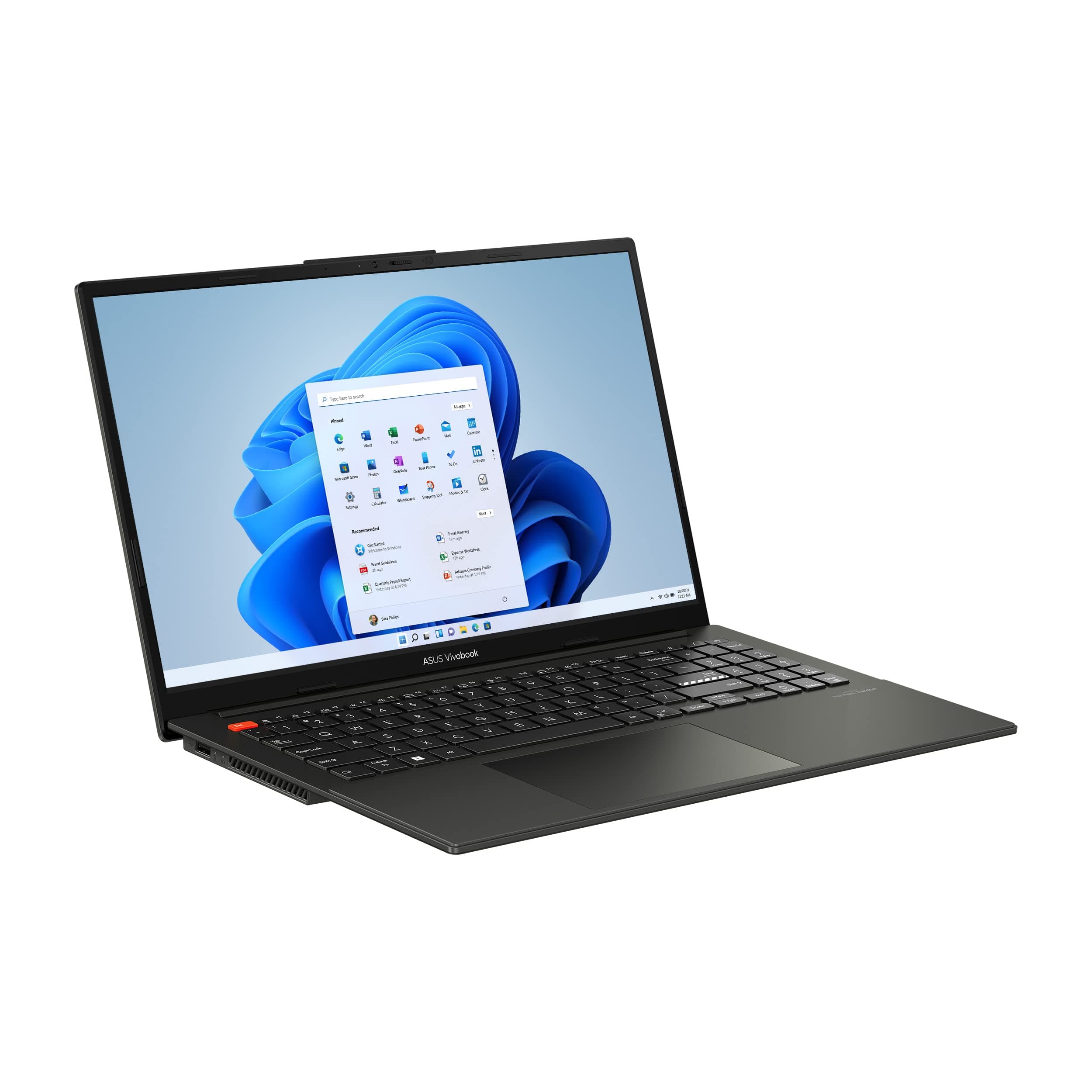 ASUS VivoBook S 15 OLED Laptop, 15.6” 2.8K 120Hz Display, Intel Evo Platform, Intel Core i9-13900H CPU, 16GB RAM, 1TB SSD, Windows 11 Home, Midnight Black, K5504VA-ES96, view 2
