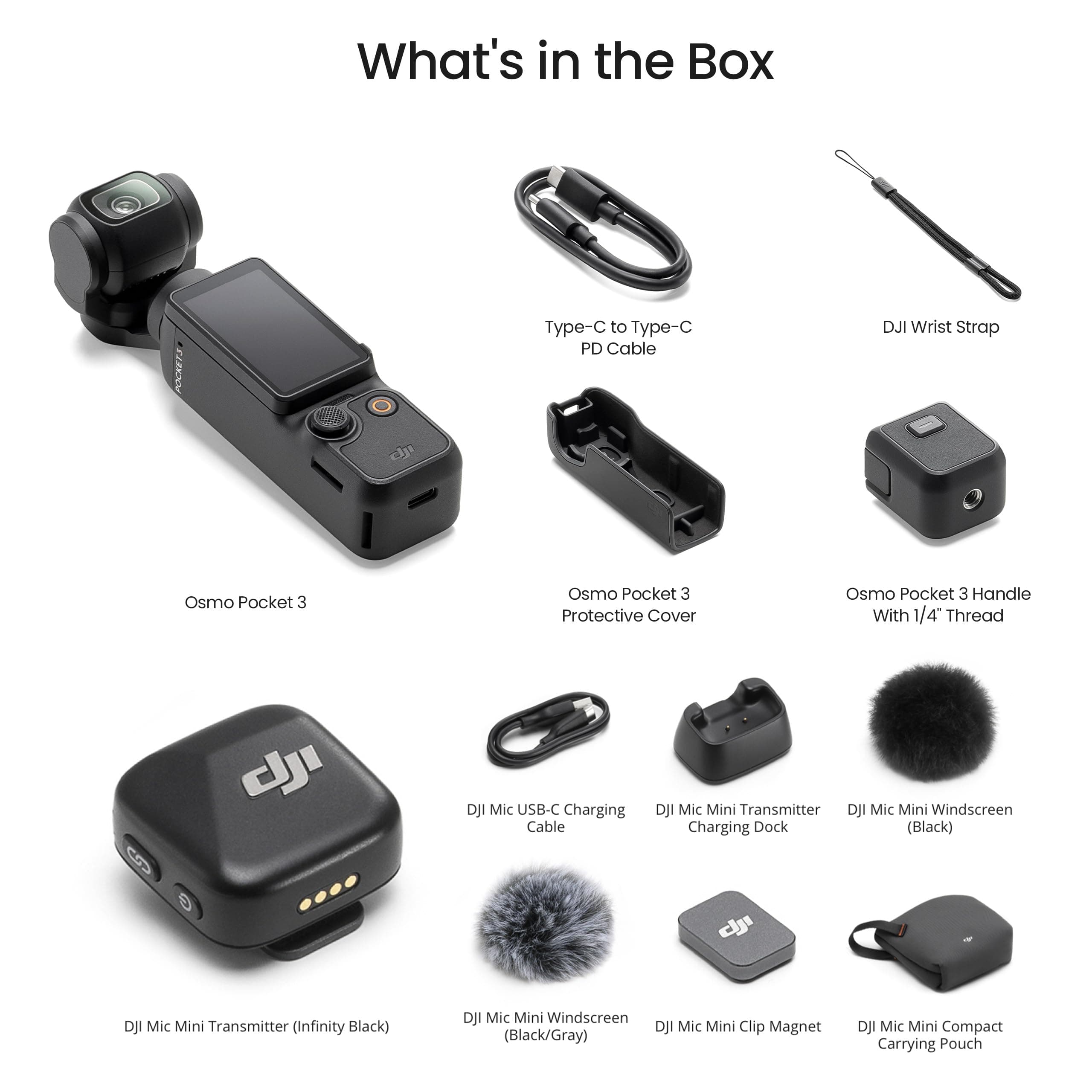 DJI Osmo Pocket 3 Vlog Bundle, Vlogging Camera with 1'' CMOS & 4K/120fps, view 2