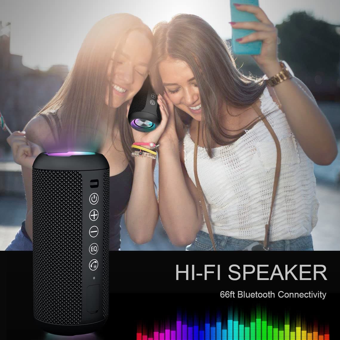 Ortizan X10 Portable Bluetooth Speaker (1st Gen), IPX7 Waterproof, Wireless, view 6