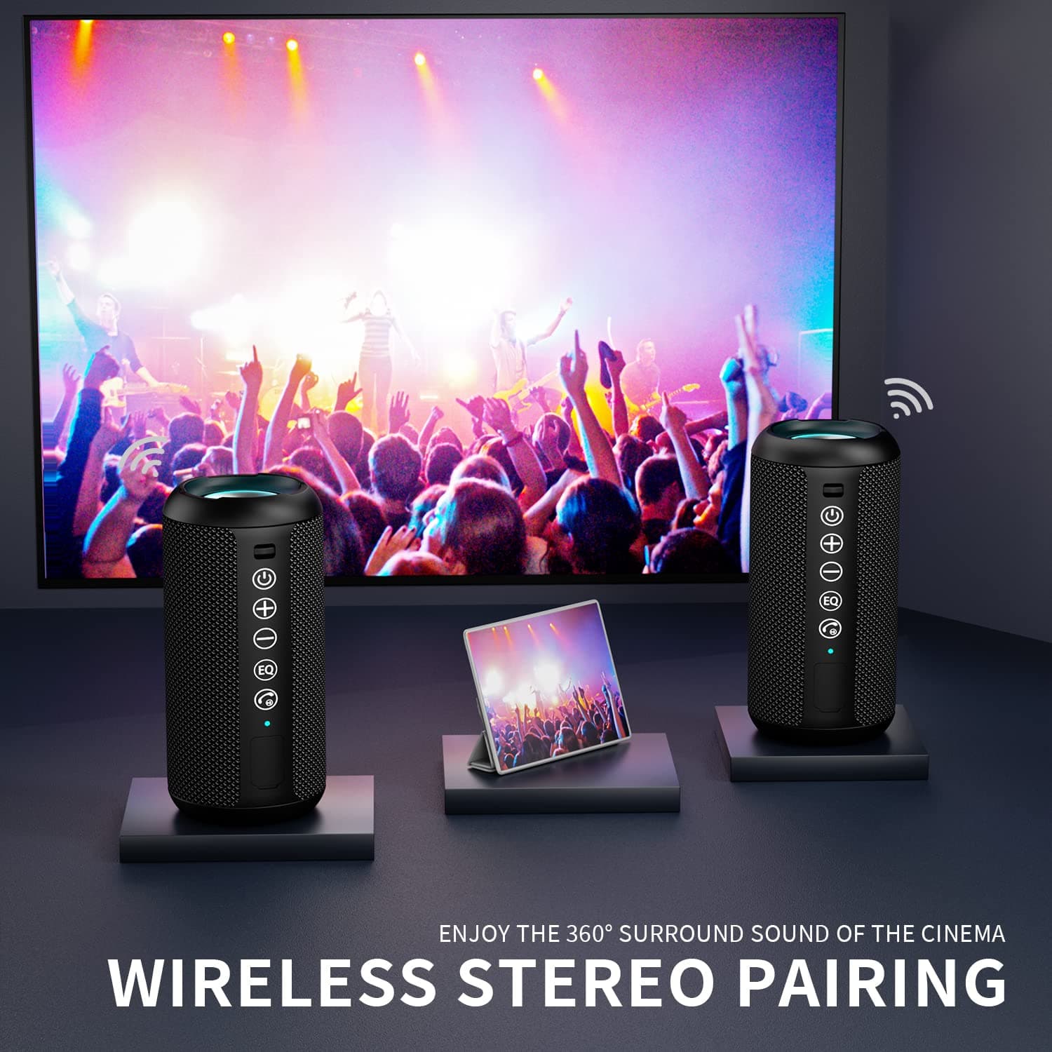 Ortizan X10 Portable Bluetooth Speaker (1st Gen), IPX7 Waterproof, Wireless, view 3