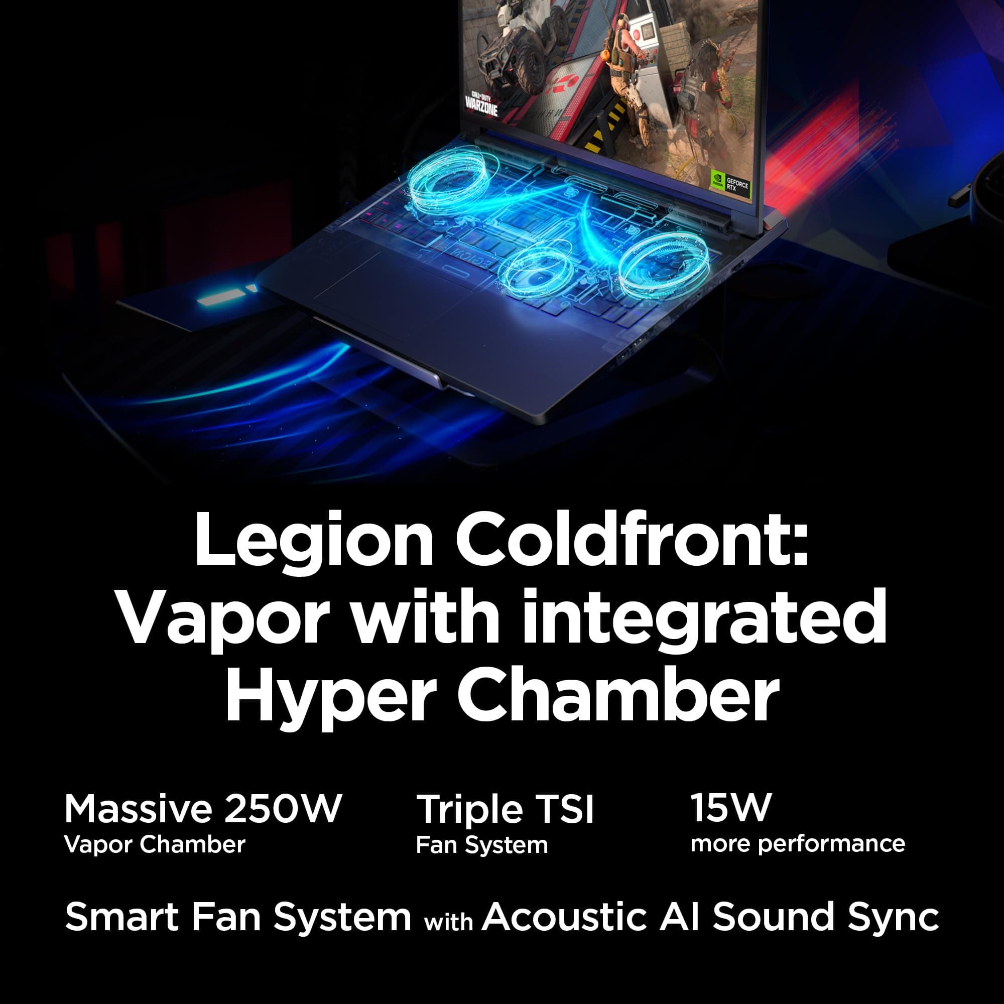 Lenovo Legion Pro 7i – AI-Powered Gaming Laptop – Intel® Core Ultra 7 255HX – 16" WQXGA PureSight OLED Display – 240Hz – NVIDIA® GeForce RTX™ 5070 Ti – 32GB Memory – 2TB Storage – PC GamePass, view 9