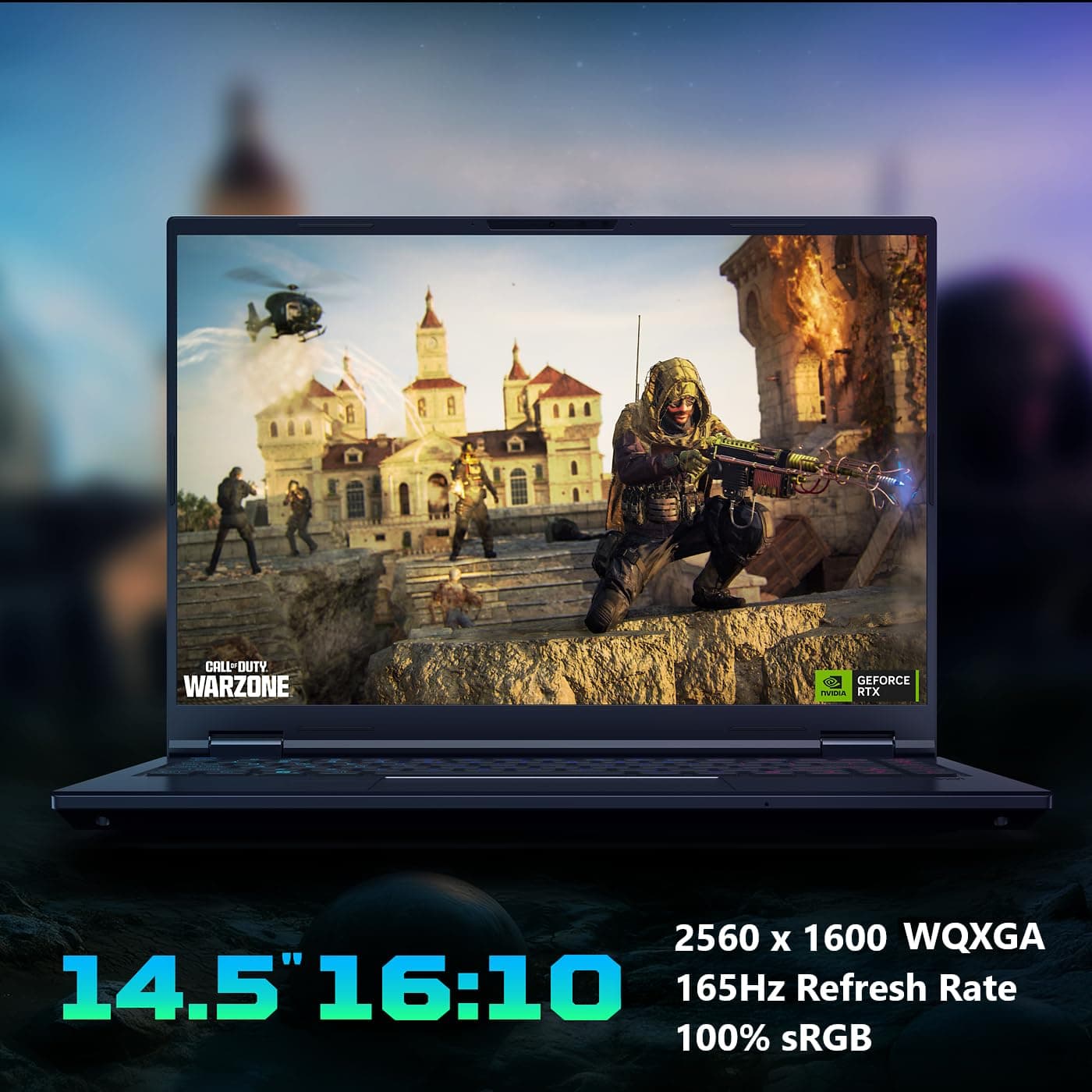 Acer Predator Helios Neo 14 AI Gaming Laptop | Intel Core Ultra 7 Processor 255H | NVIDIA GeForce RTX 5060 (572 AI Tops) | 14.5" WQXGA 165Hz G-SYNC Matte Display | 16GB RAM | 1TB SSD | PHN14-71-760T, view 5