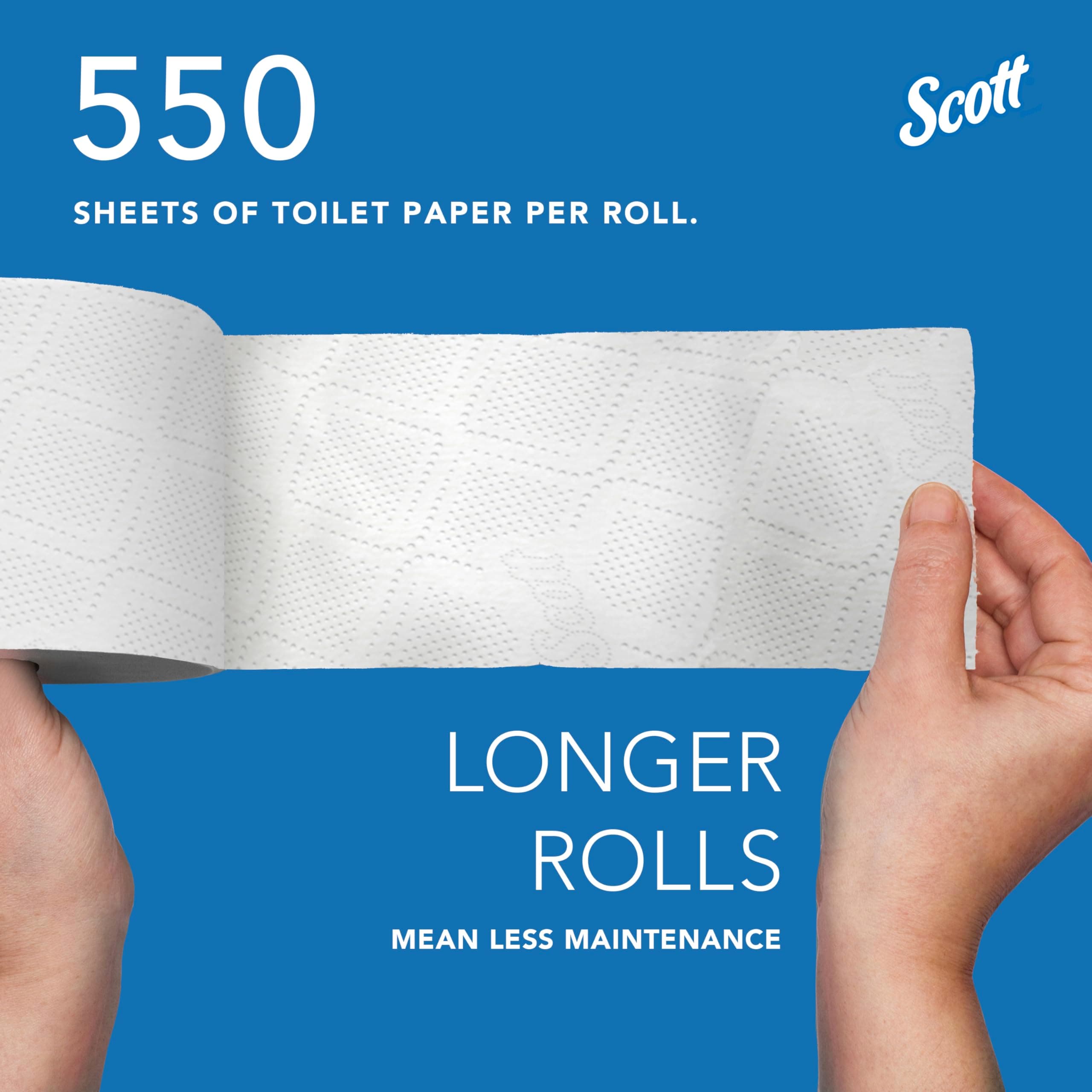 Scott Professional Standard Roll Toilet Paper, Bulk, 80 Rolls (04460), view 7