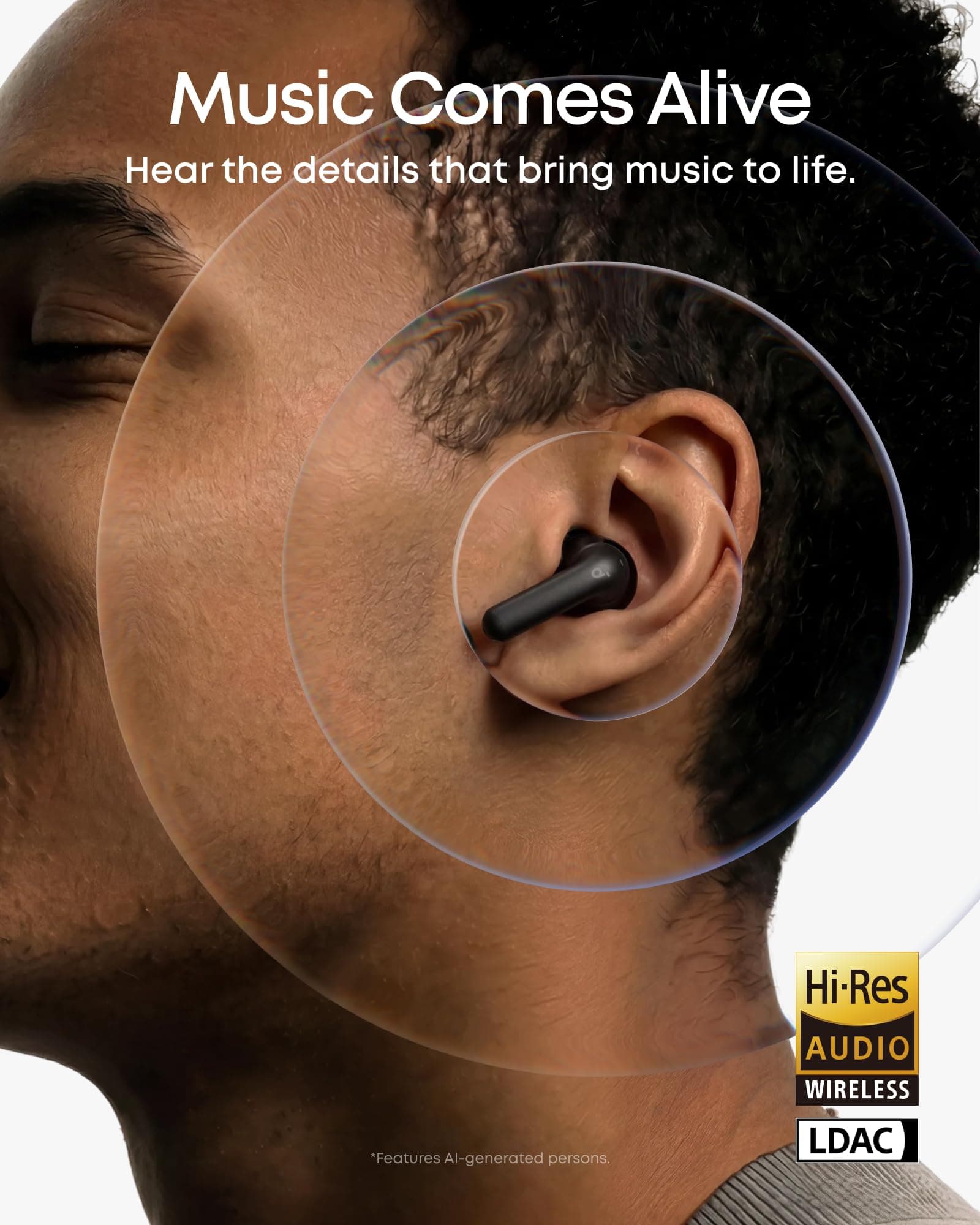 Soundcore Anker P42i Wireless Earbuds with Adaptive ANC for Daily Noise, view 3