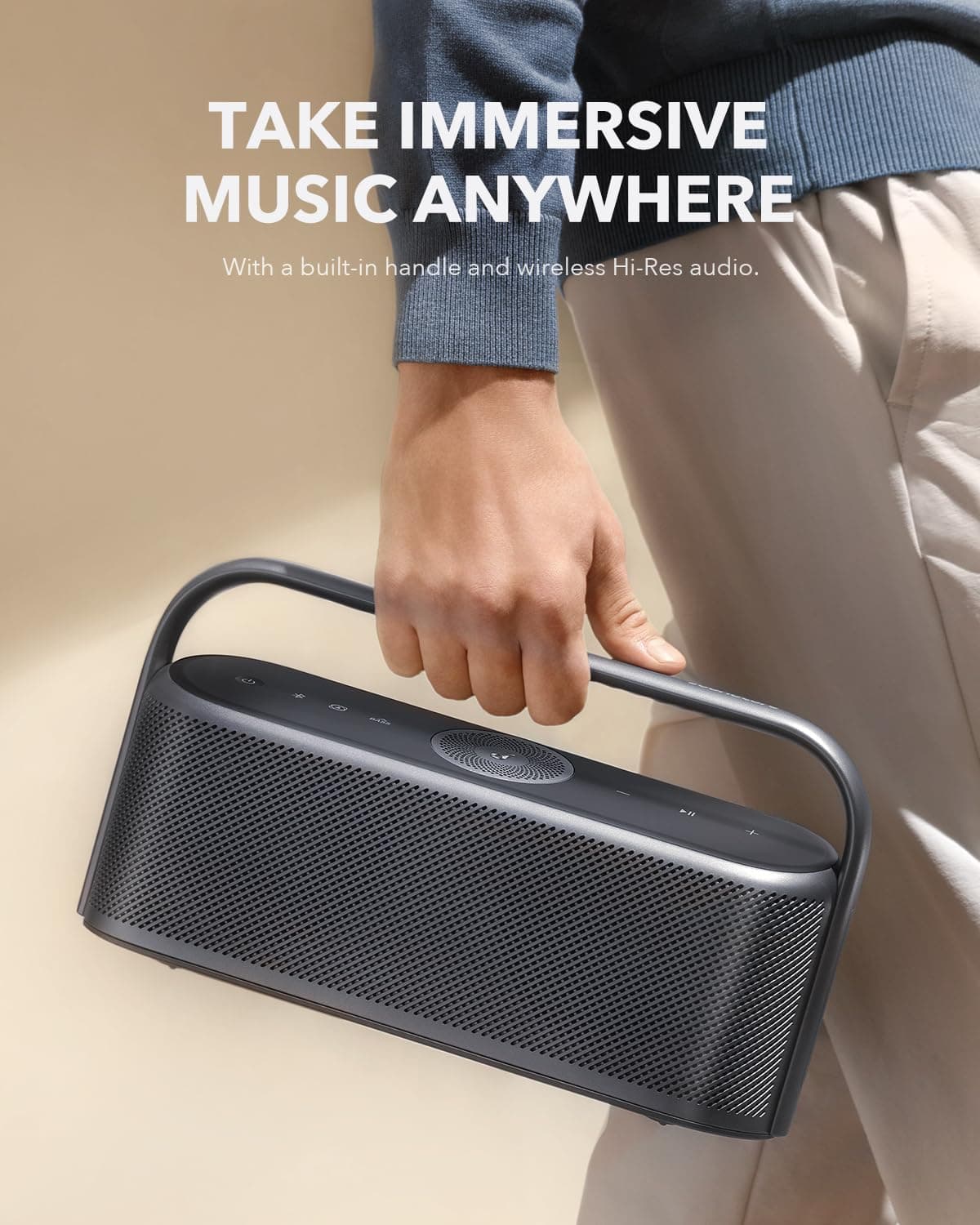 Soundcore Motion X600 by Anker, Portable Bluetooth Speaker, Hi-Res, 50W, view 7