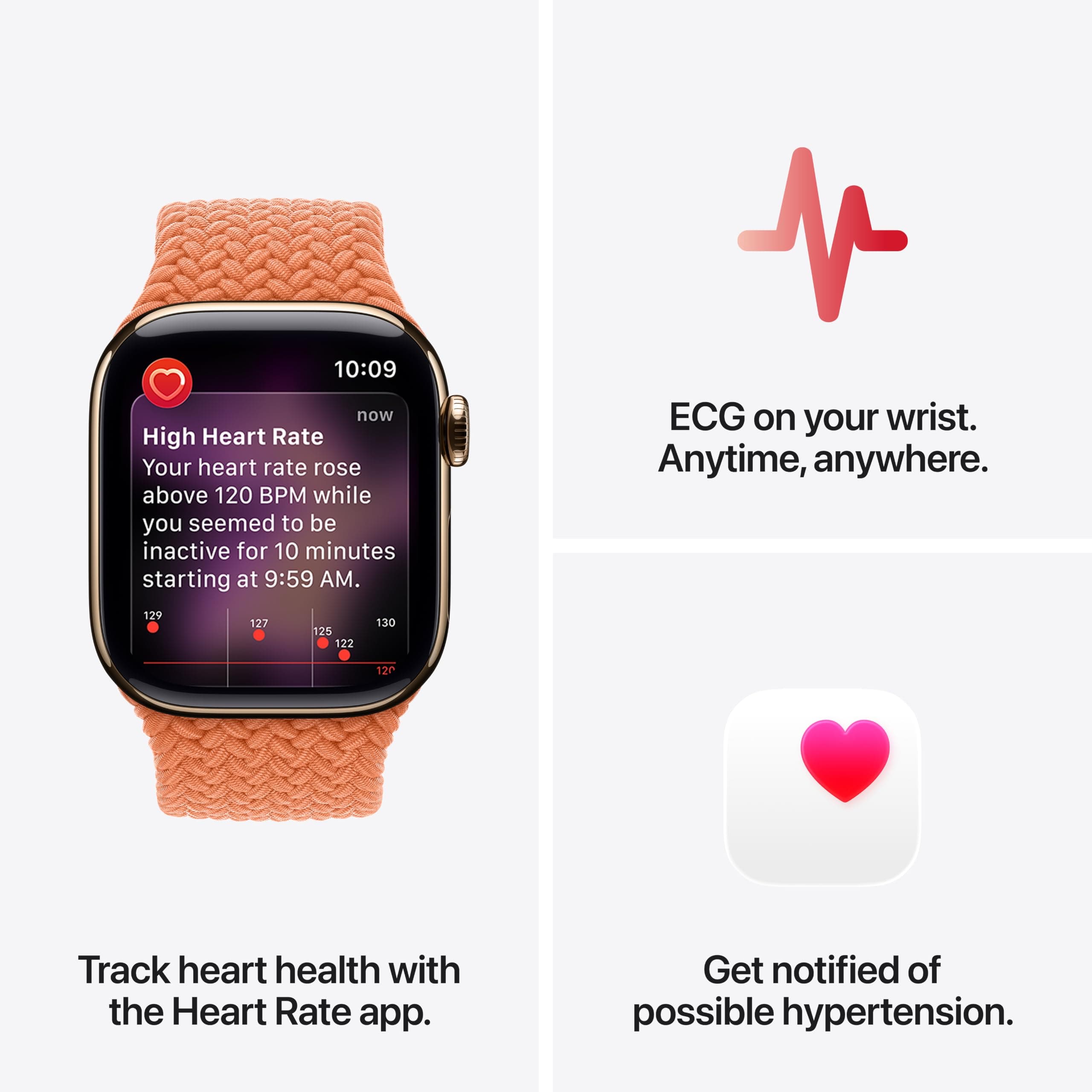 Apple Watch Series 11 [GPS 42mm] Smartwatch with Space Gray Aluminum Case with Black Sport Band - S/M. Sleep Score, Fitness Tracker, Health Monitoring, Always-On Display, Water Resistant, view 5