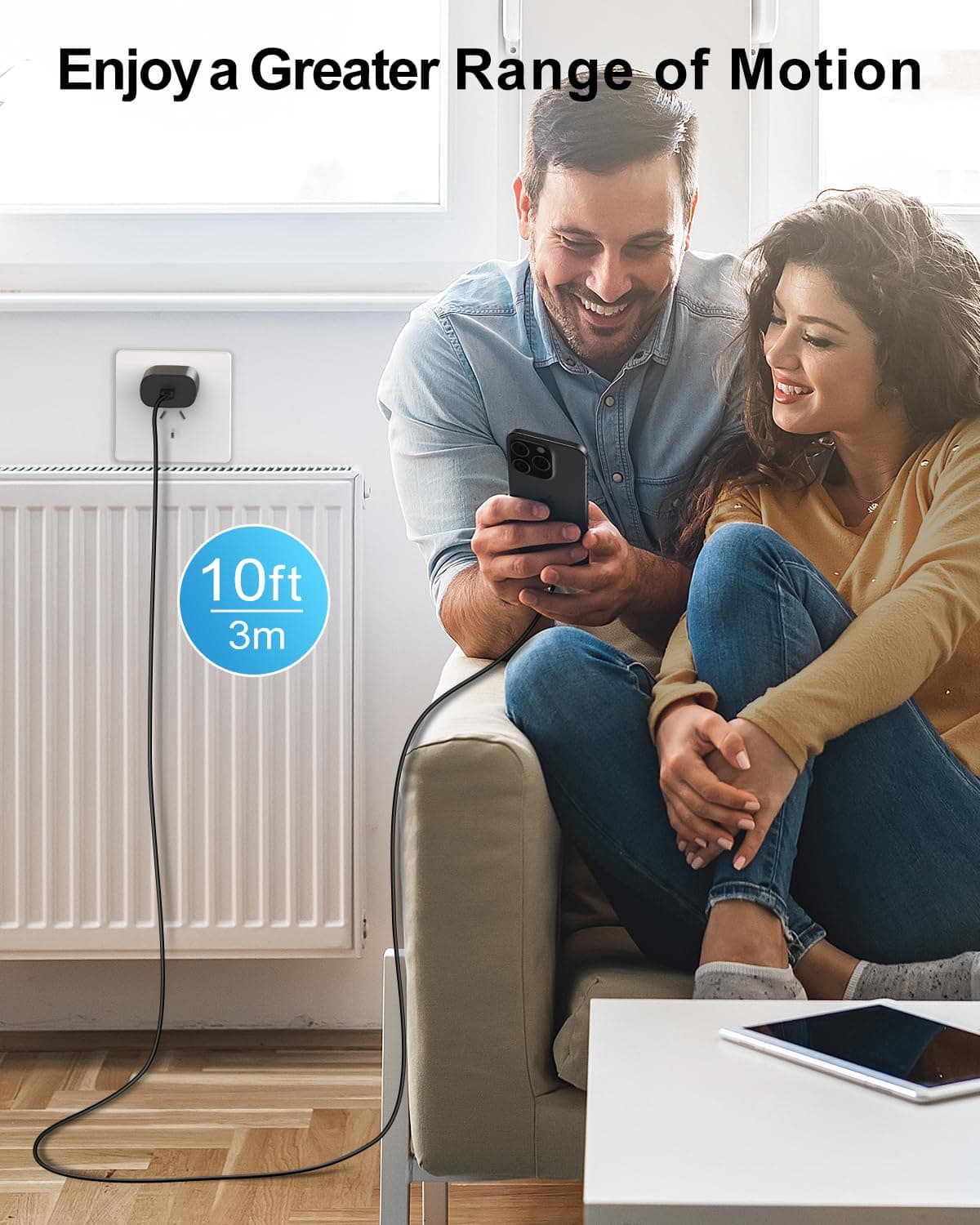 Type C Charger Fast Charging, 2Pack [10FT&6FT] Long USB C Cable with 25W Phone Super Fast Charger Block Compatible with Galaxy S25/S24/Plus/Ultra,iPhone 15/16/17/Air/Plus/Pro Max, view 7