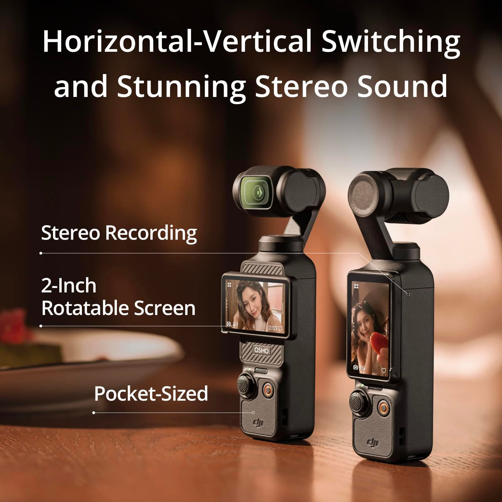 DJI Osmo Pocket 3 Creator Combo, Vlogging Camera with 1'' CMOS & 4K/120fps, view 4