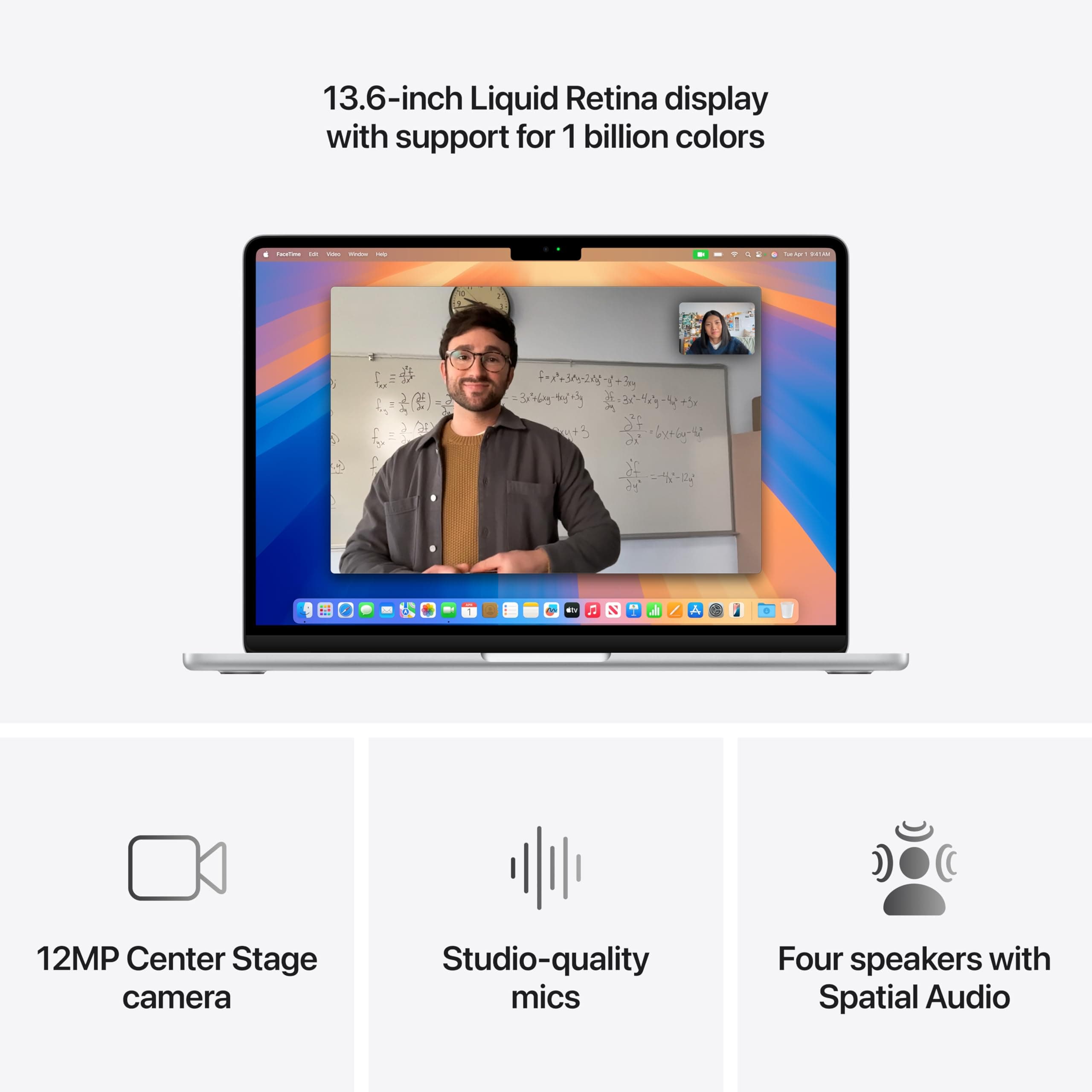 Apple 2025 MacBook Air 13-inch Laptop with M4 chip: Built for Apple Intelligence, 13.6-inch Liquid Retina Display, 16GB Unified Memory, 256GB SSD Storage, 12MP Center Stage Camera, Touch ID; Midnight, view 4