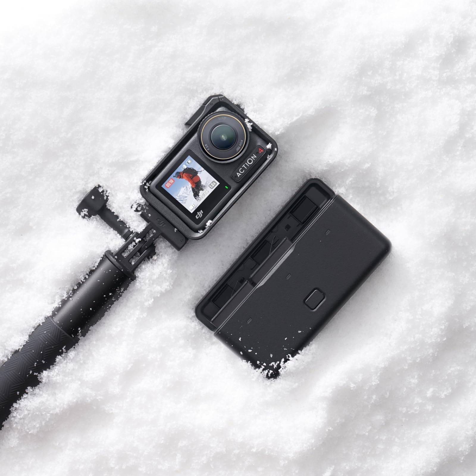 DJI Osmo Action 4 Adventure Combo, Waterproof Action Camera, 1/1.3" Sensor, view 10