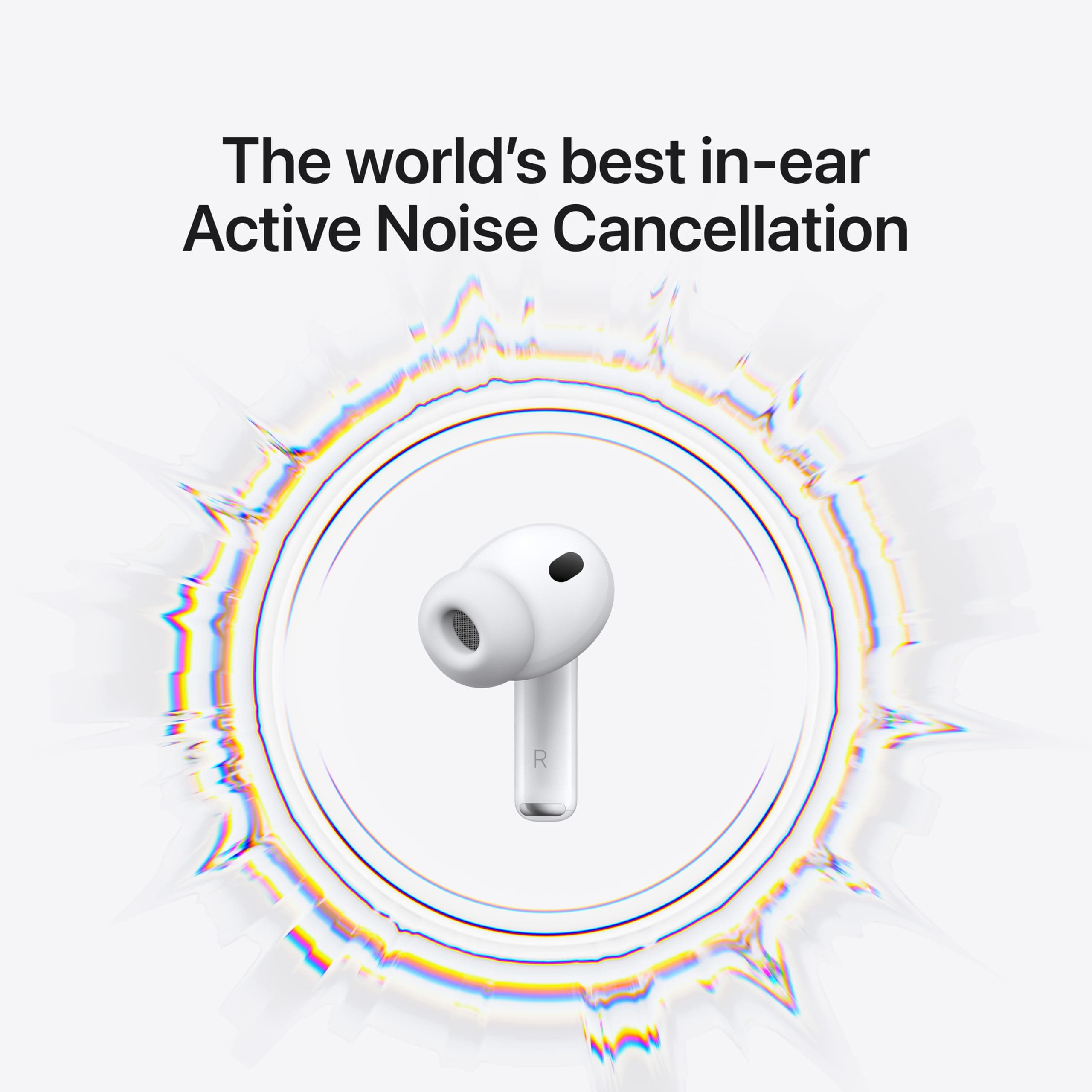 Apple AirPods Pro 3 Wireless Earbuds, Active Noise Cancellation, Live Translation, Heart Rate Sensing, Hearing Aid Feature, Bluetooth Headphones, Spatial Audio, High-Fidelity Sound, USB-C Charging, view 2