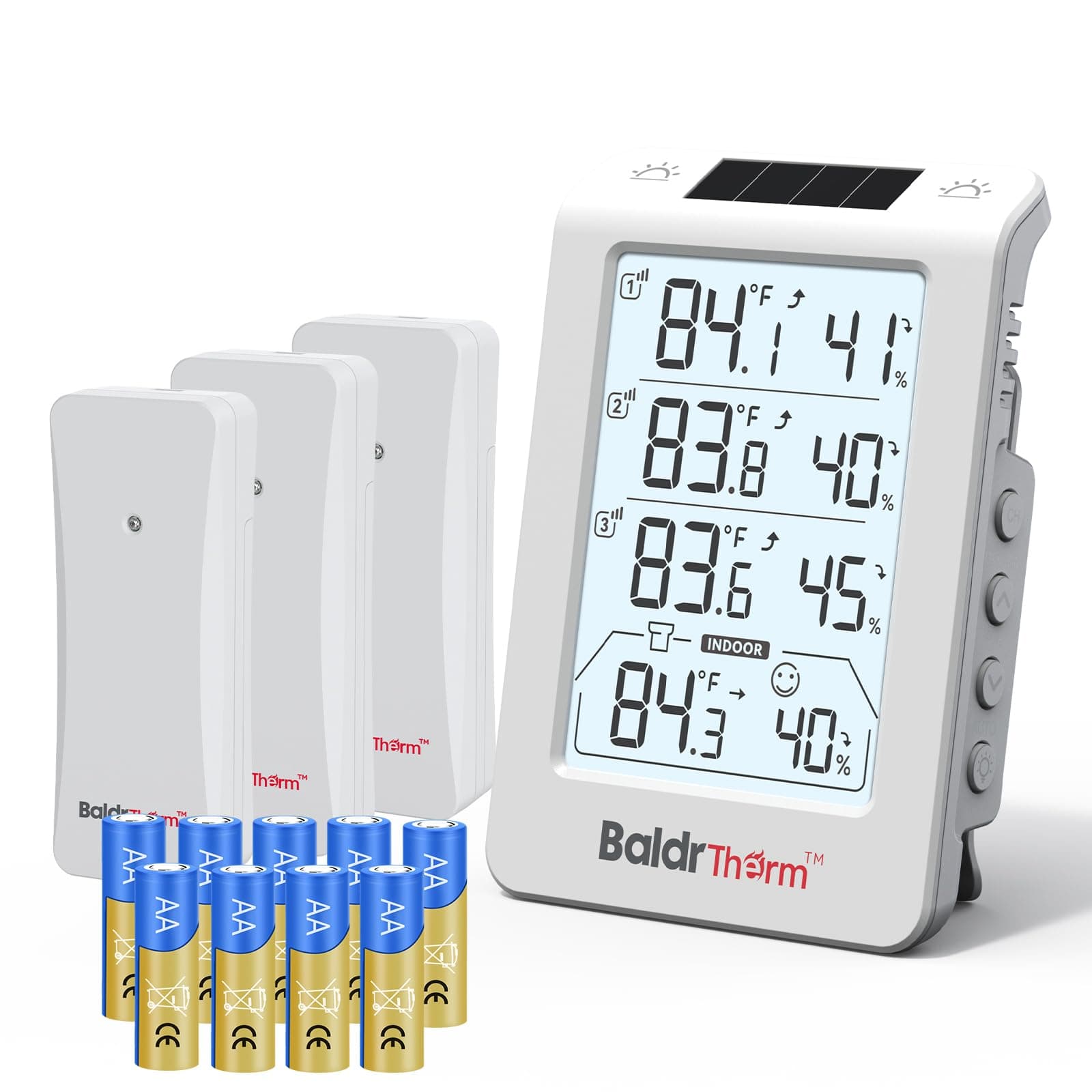 Wireless Freezer Monitor with 3 Sensors, 328ft Long Range Digital Refrigerator Thermometer with Min/Max Temp and Smart Adjustable Backlight, for Home, Garage & Breast Milk, White, TickClip Clip verdict