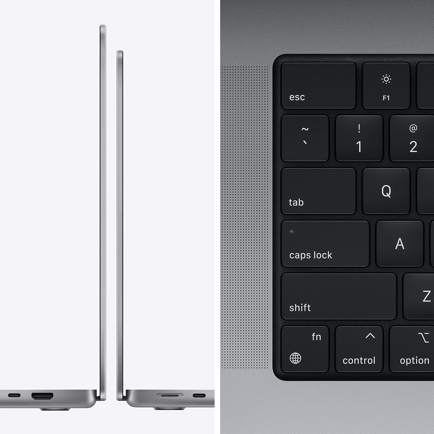 Apple 2021 MacBook Pro with Apple M1 Pro Chip (16-inch, 32GB RAM, 512GB SSD Storage) Space Gray (Renewed), view 7