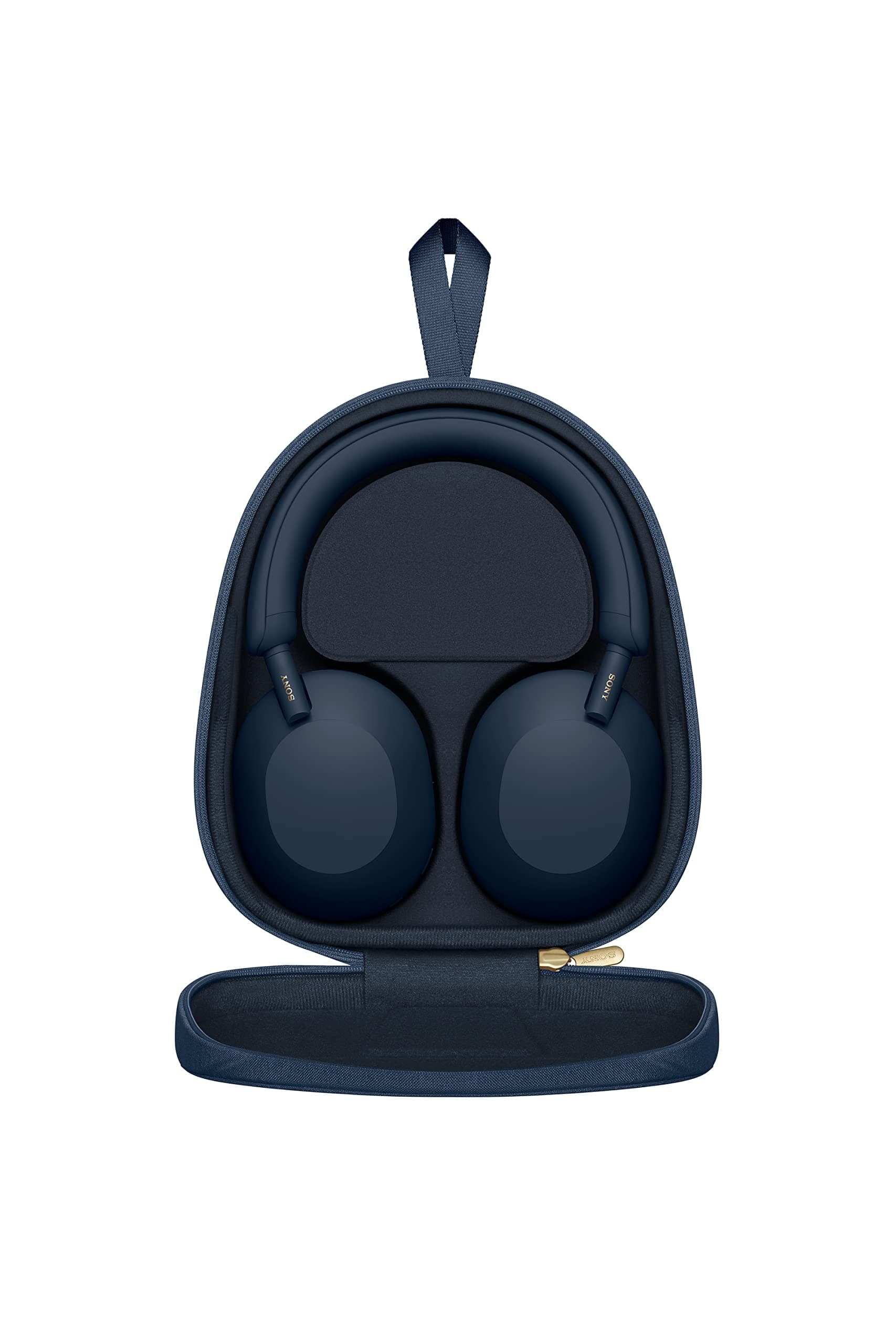 Sony WH-1000XM5 Premium Noise Canceling Headphones, Auto NC Optimizer, 30-Hour Battery, Alexa Voice Control, Midnight Blue, view 4
