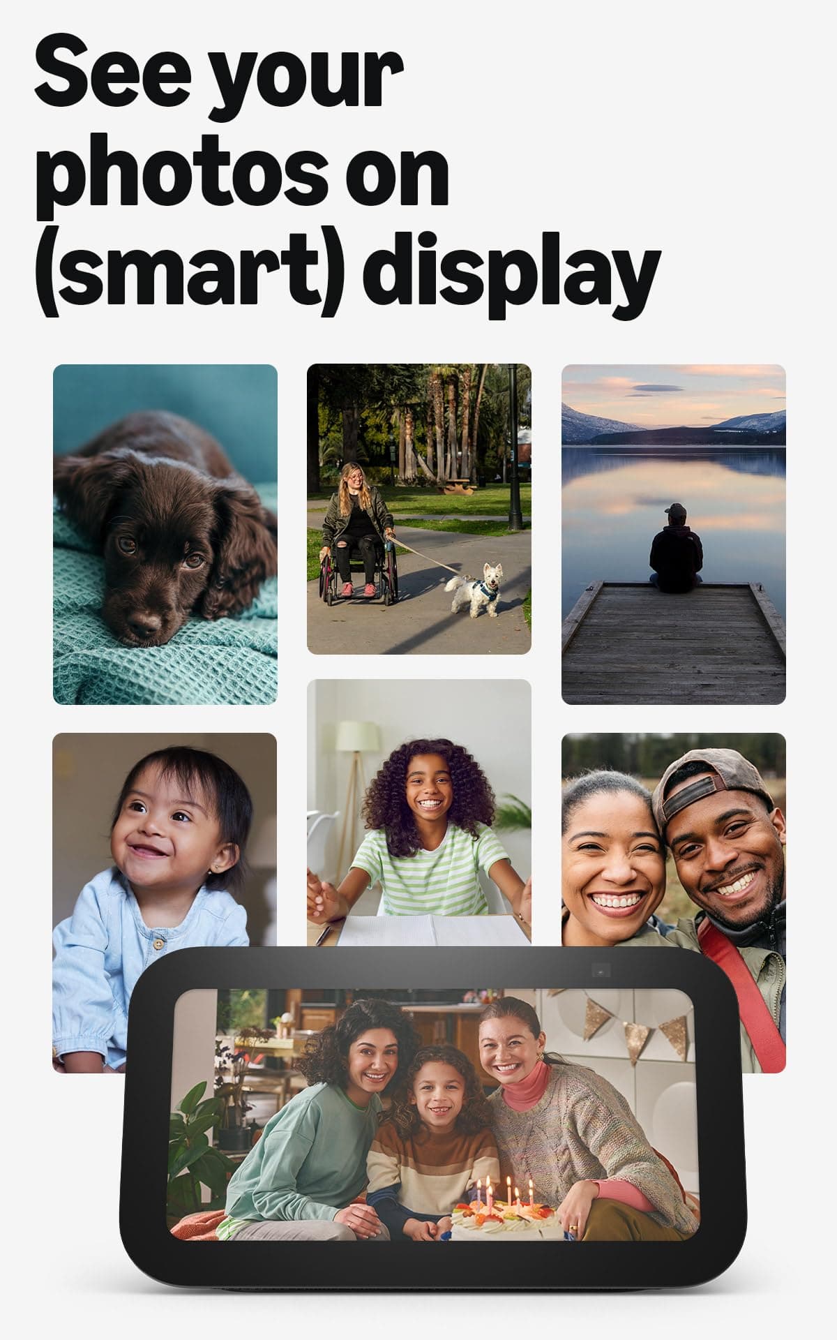 Amazon Echo Show 5 (newest model), Smart display, Designed for Alexa+, 2x the bass and clearer sound, Charcoal, view 7