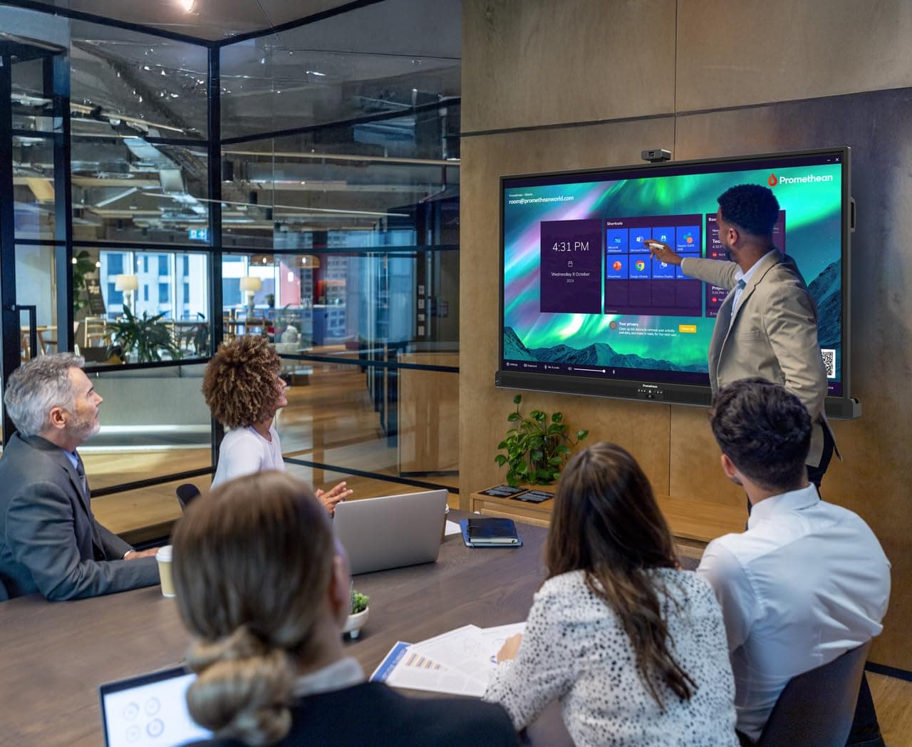 Promethean ActivPanel 10 Premium 65" High Specification Digital Whiteboard for Office or Classroom, 4K UHD, OS Flexible Device, Panel Included, 3 Year Onsite Support, view 8